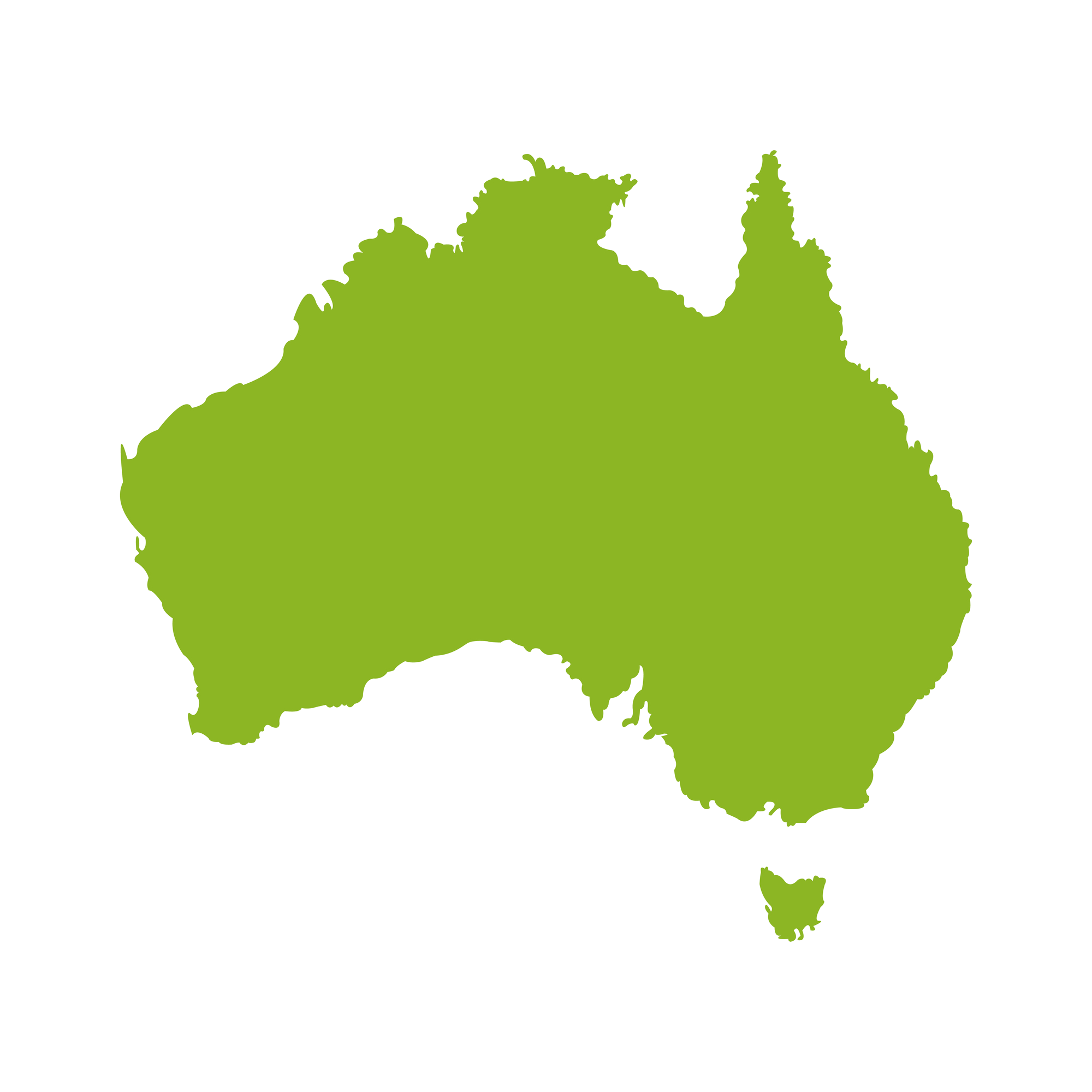 continent of Australia