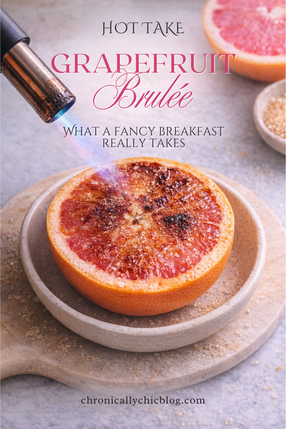 grapefruit brulee`