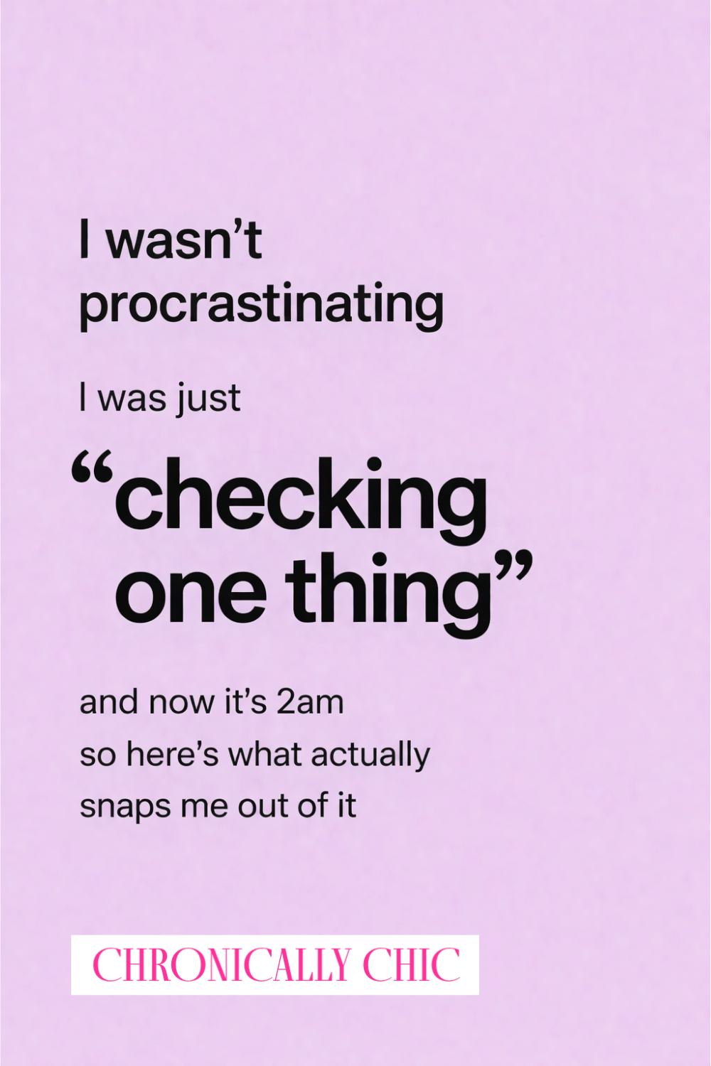 How to Stop Procrastinating When You’re Stuck in Scroll Mode