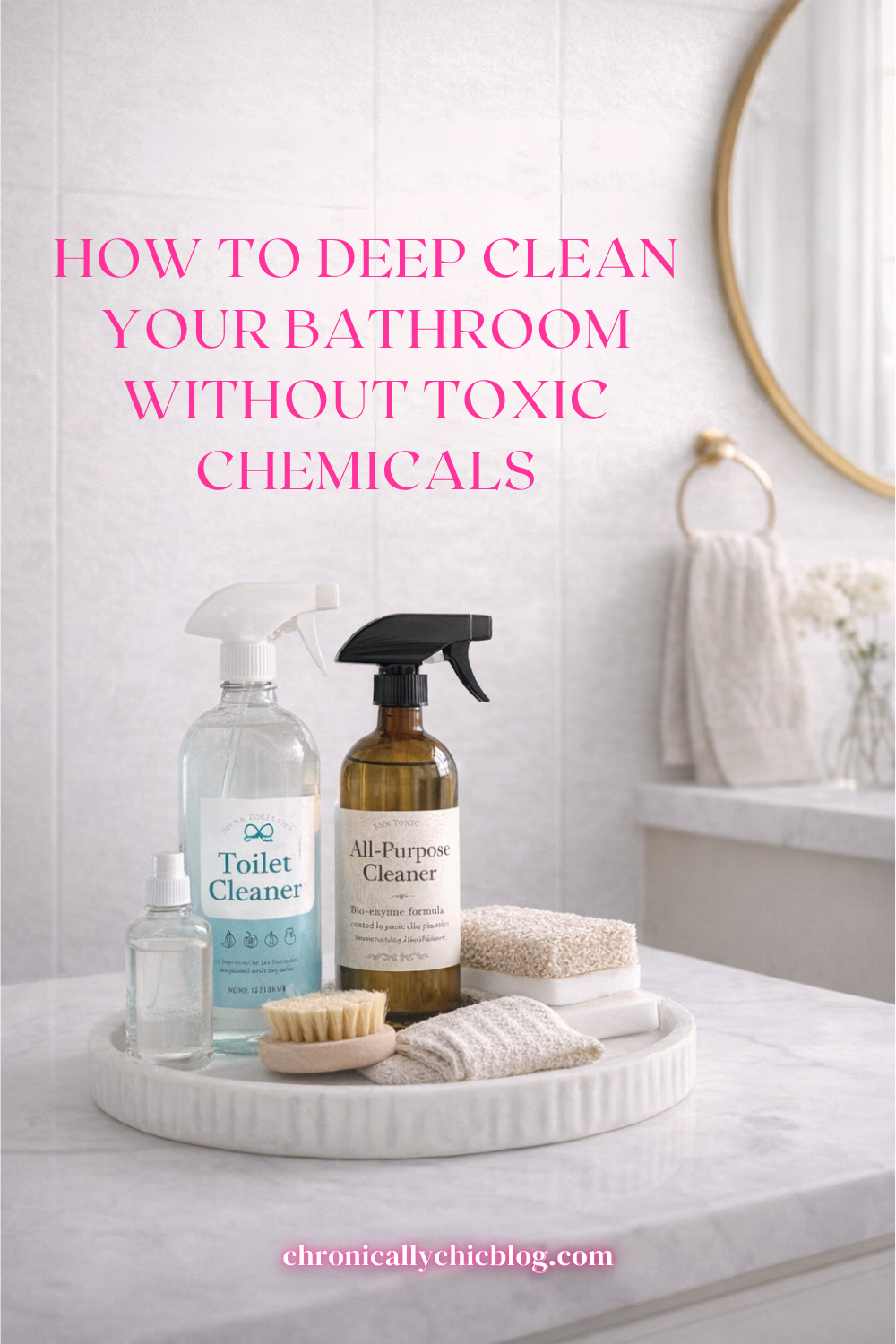 How to Deep Clean Your Bathroom Without Toxic Chemicals (And Actually Save Time)