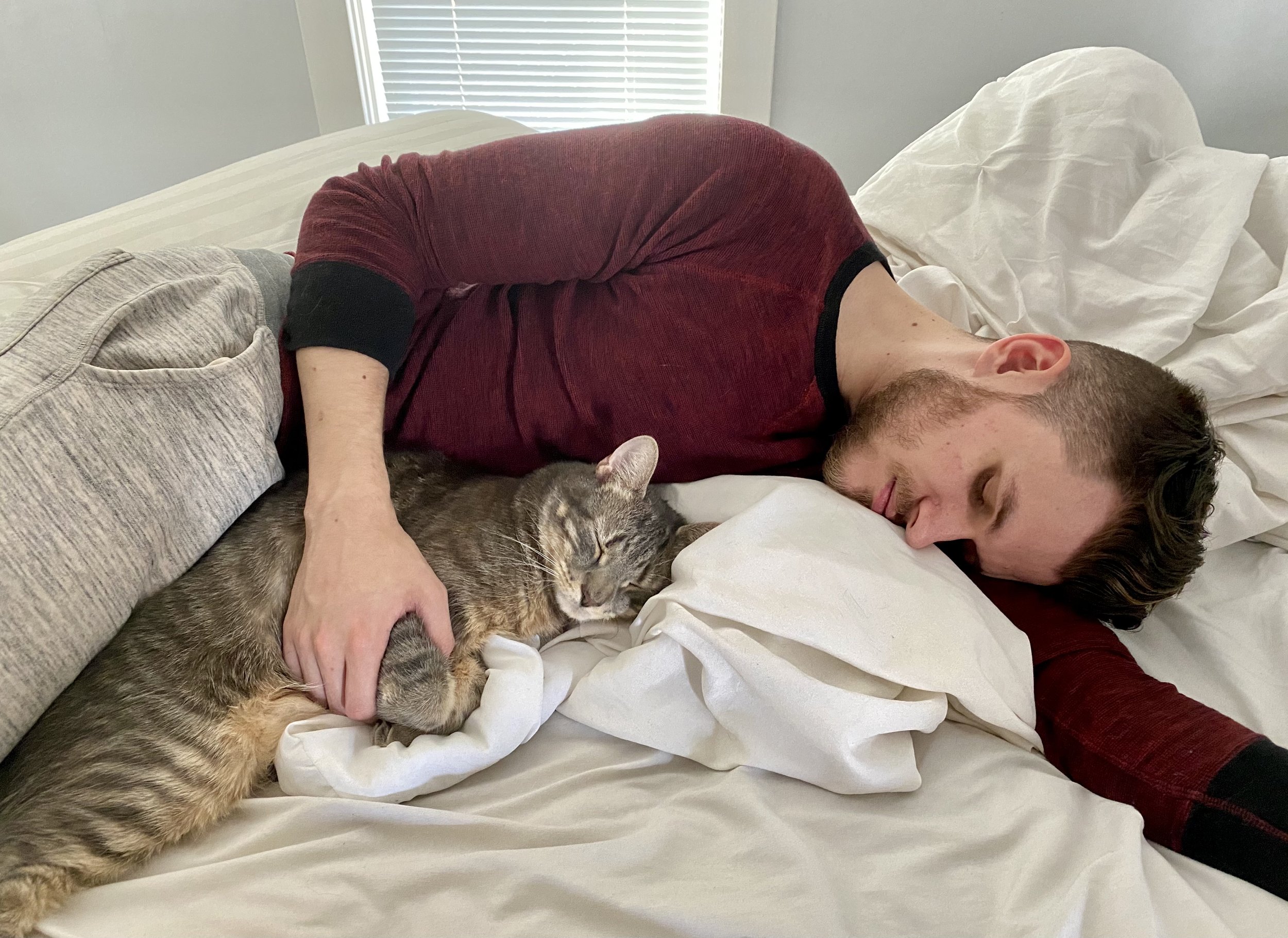 Jon and Wesley napping