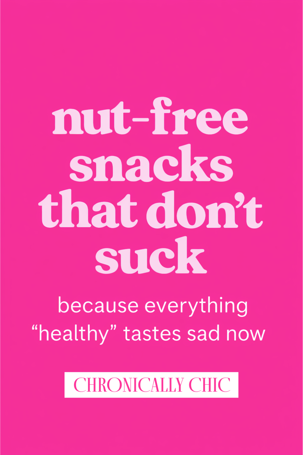 Nut-Free Snacks You’ll Actually Want to Eat (Even if You’re Not Allergic to Nuts)