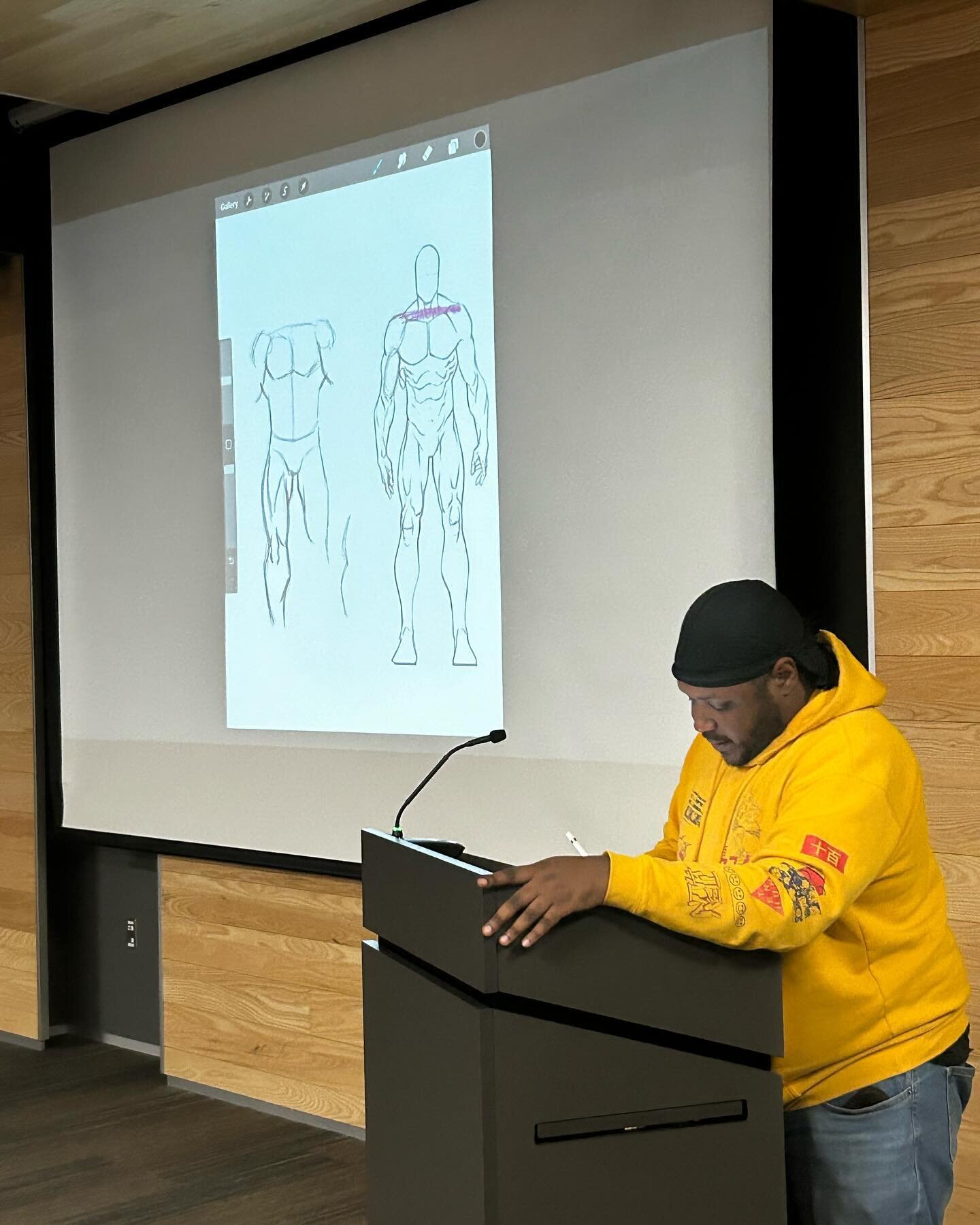 Artist retreat with @daneshobe was a success! I was really impressed by the students drawing skills.
