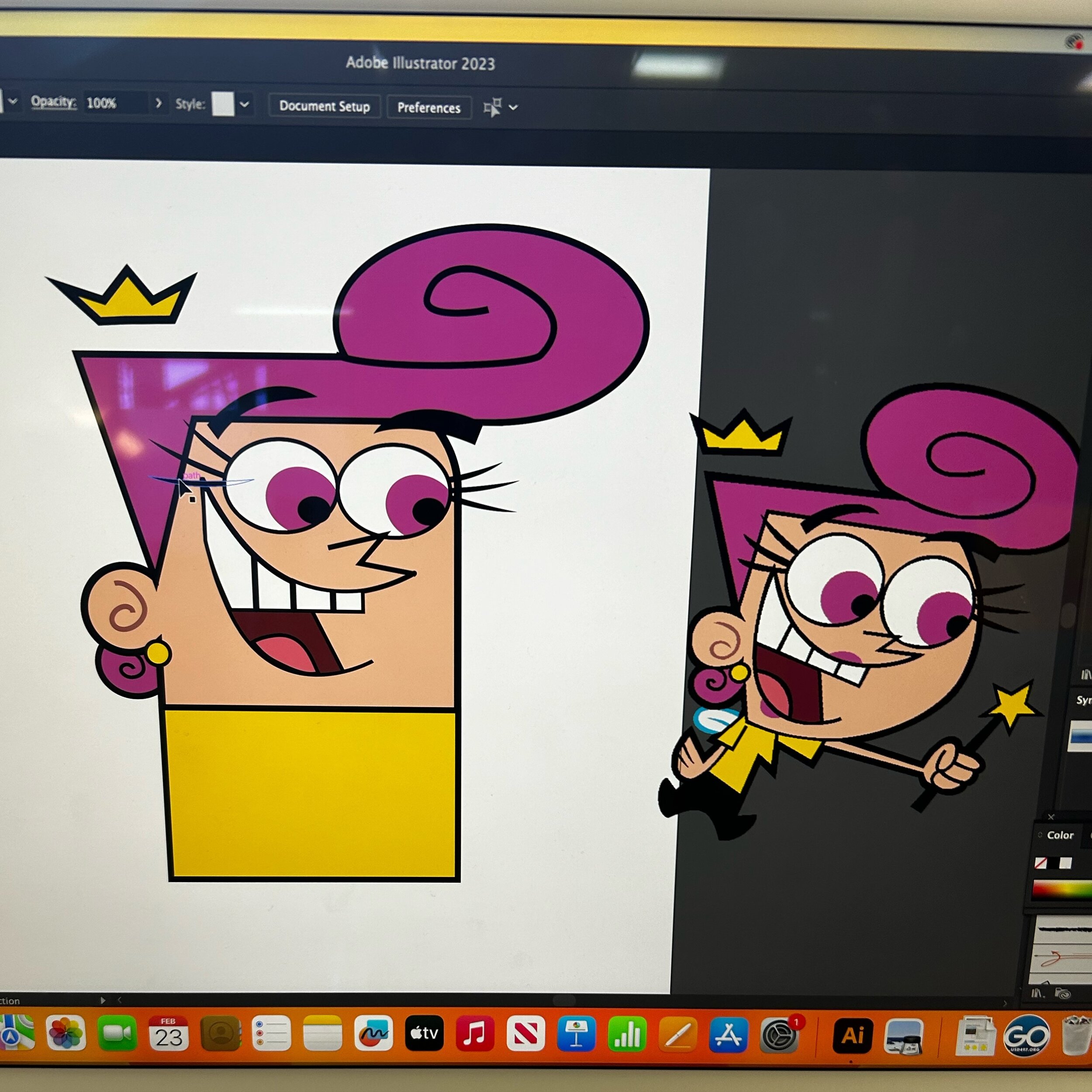 I am obsessed with this popsicles design 😂 It is almost done! Great job Abby!
