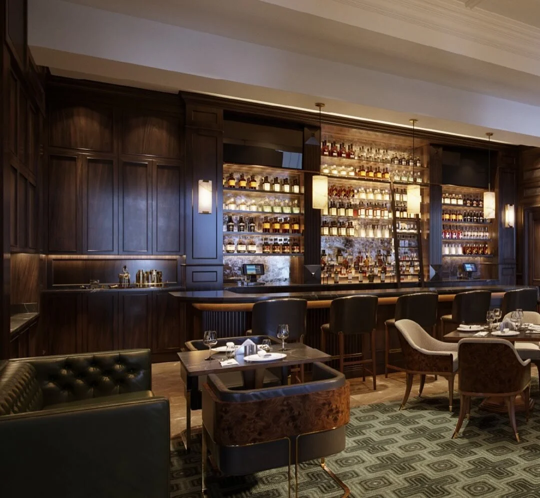 Demar Leather. A family owned company with rich history of innovative design and timeless leather finishes. 
Just opened: Waldorf Astoria Orlando!
The interiors feature our Harvard Amalfi leather, a stunning grey-green with a unique crackle texture. 