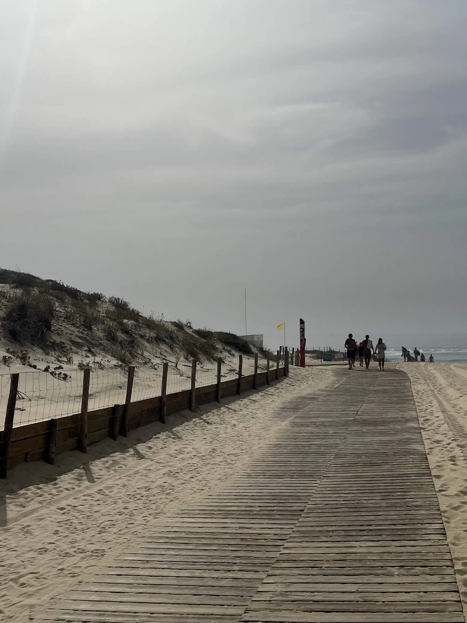 A beach promenade