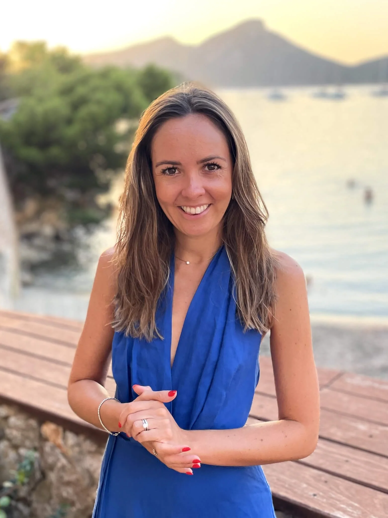 Sarah on the beach