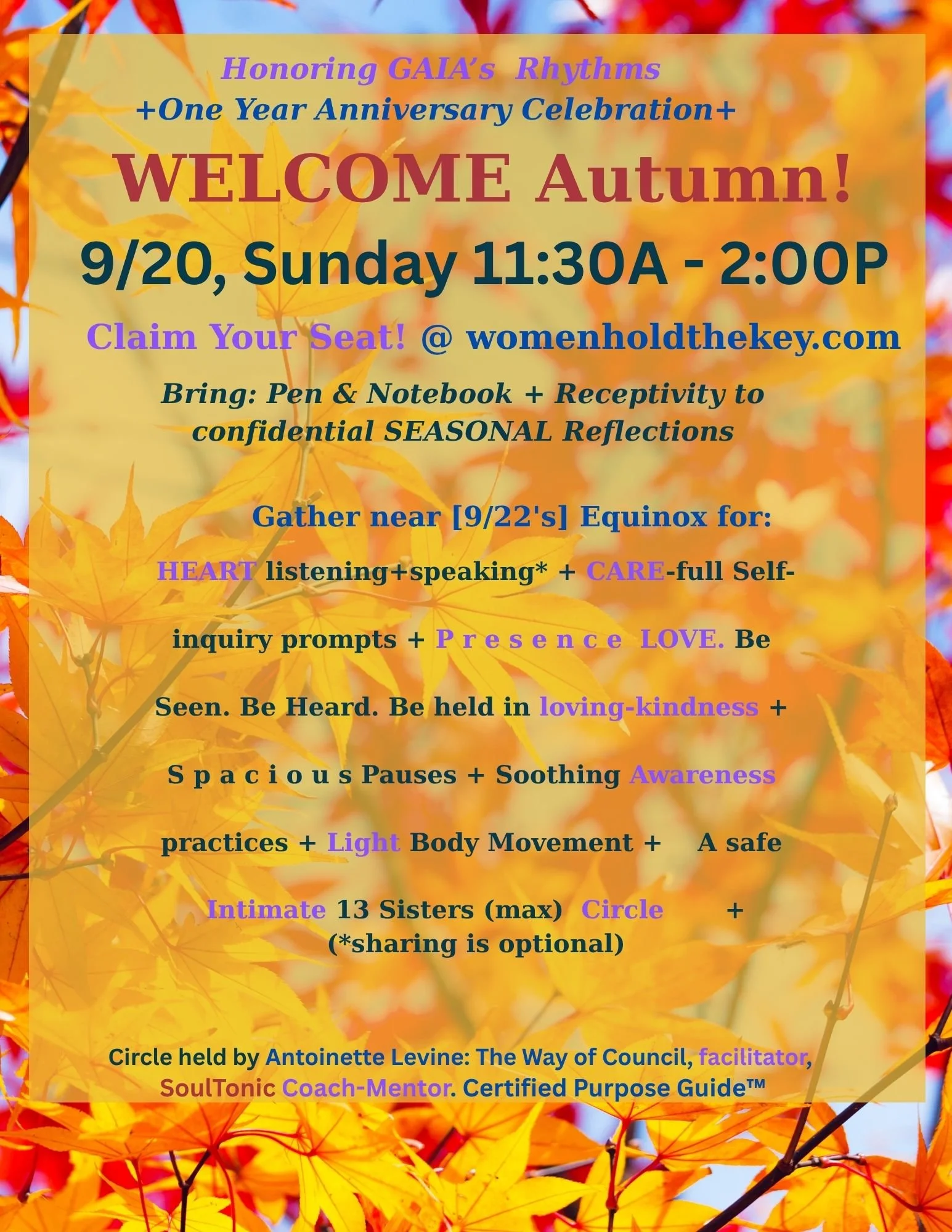Honoring Gaia's Rhythms: Equinox