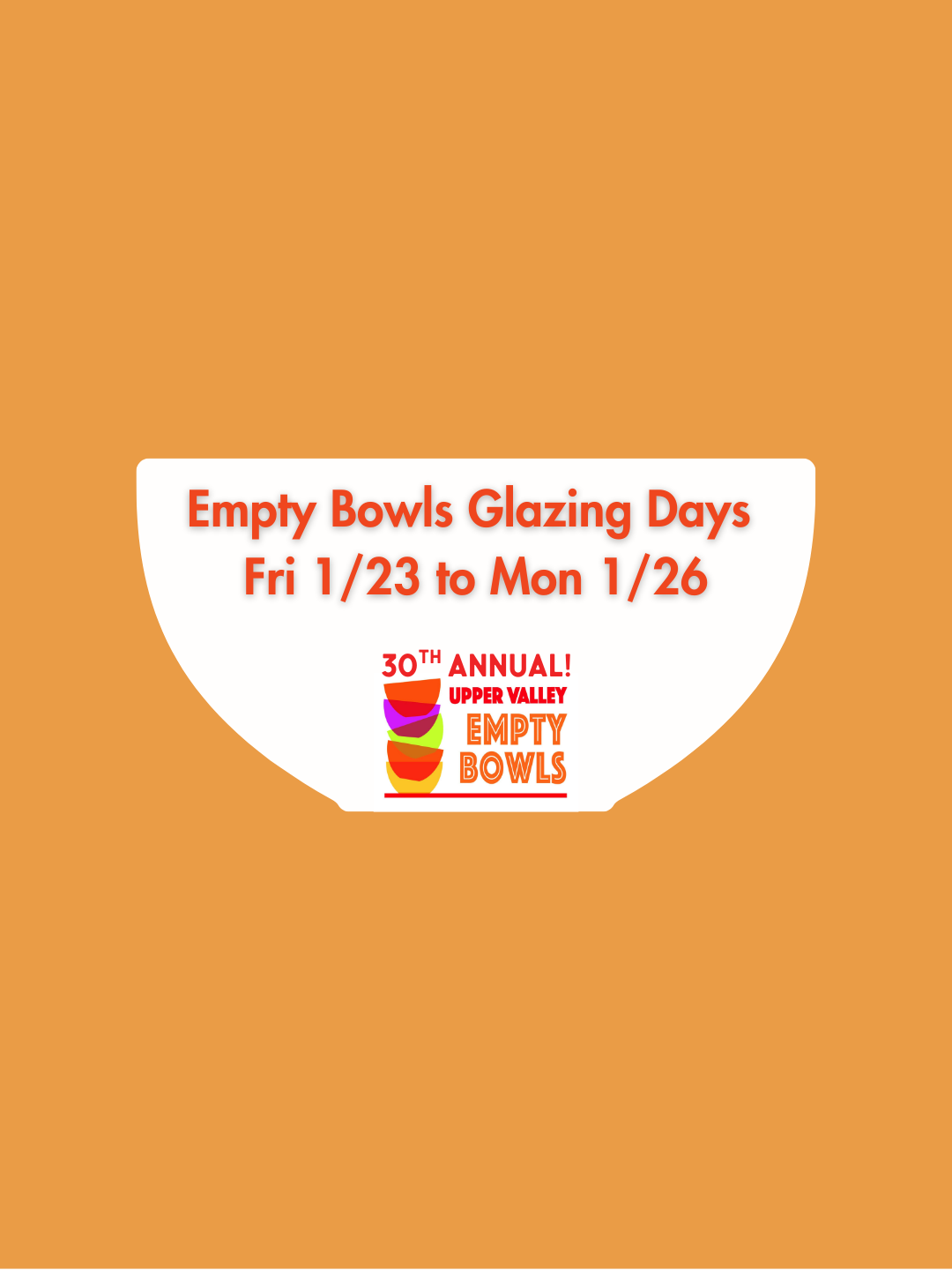 2026 Empty Bowls Glazing Days