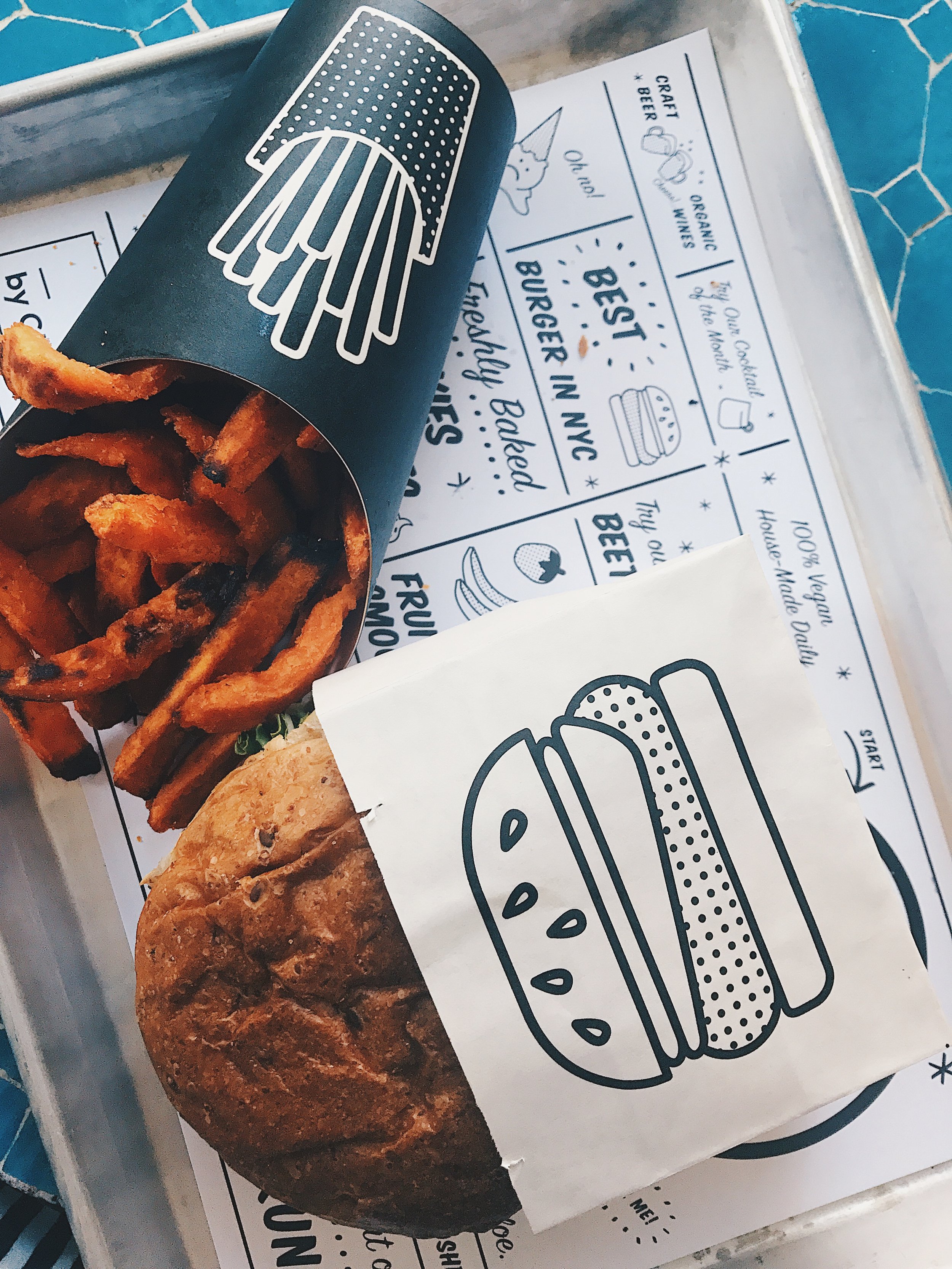 Vegan Burger and Fries!