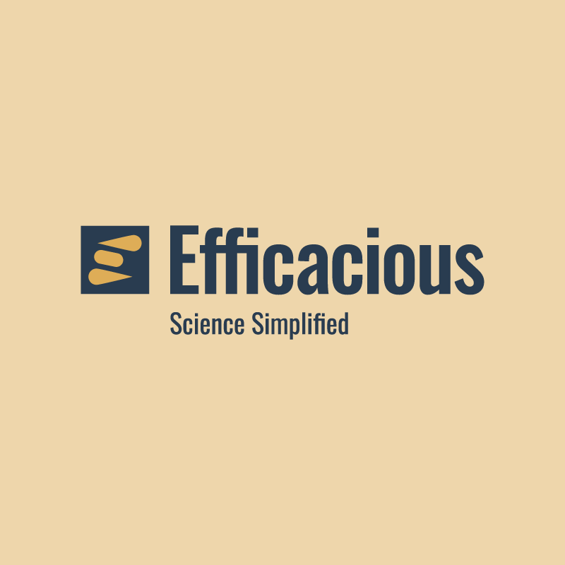 Stylized ‘E’ logo icon representing a capsule and spinal vertebrae, designed for a science‑based supplement consultancy brand.