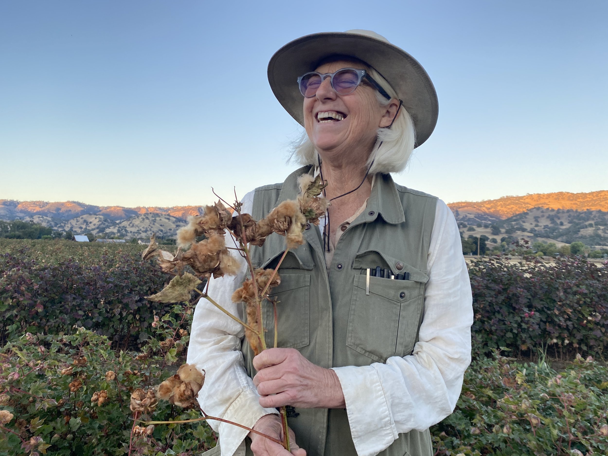 In the field with Sally Fox