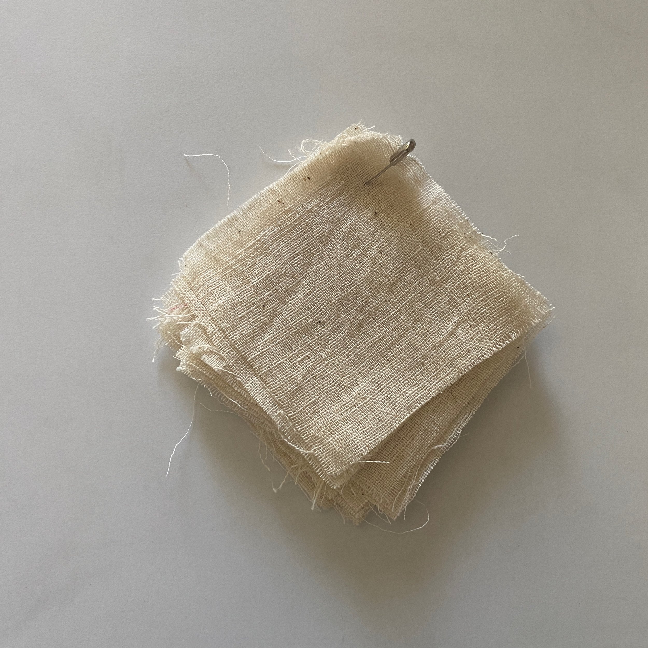 3" x 3" handwoven linen, 16pk