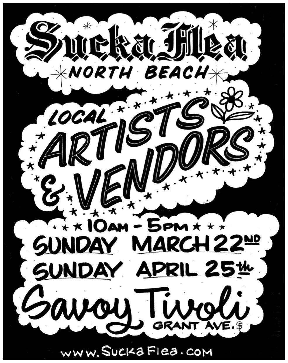 North Beach Market at Savoy Tivoli Sunday March 22nd!