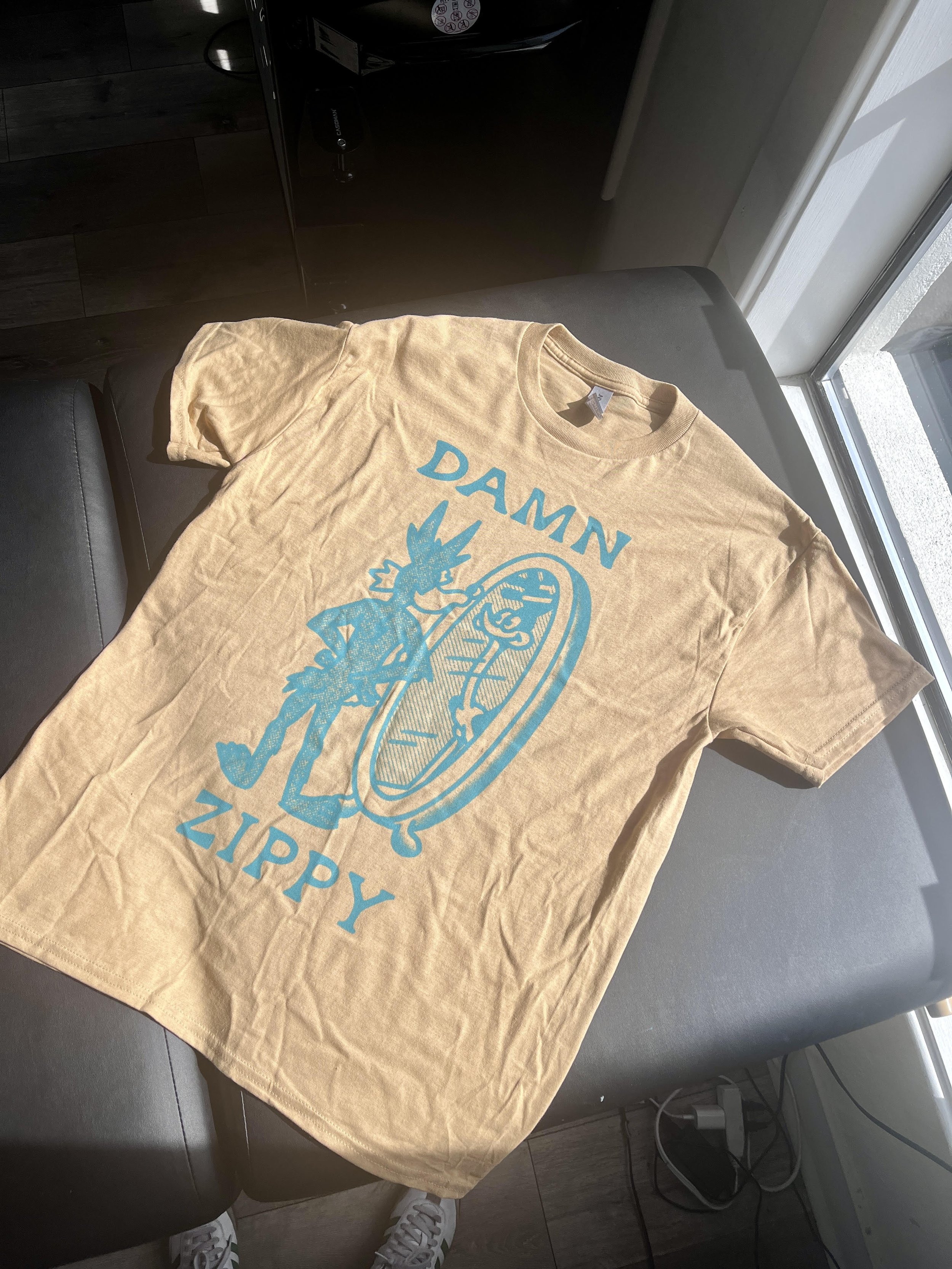Chasing Myself Tee - Teal/Tan