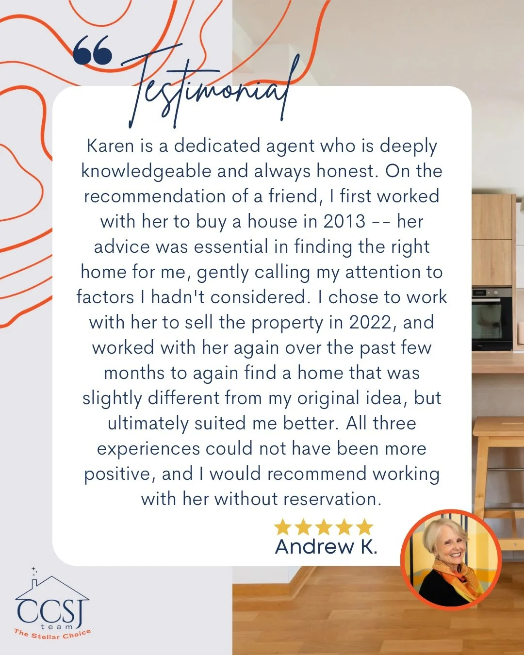 Three transactions. One happy client. ⭐️⭐️⭐️⭐️⭐️

From a first home purchase to a sale and a new chapter years later, Mae and Karen delivered thoughtful guidance, market knowledge, and unwavering honesty every step of the way.

We&rsquo;re proud to s