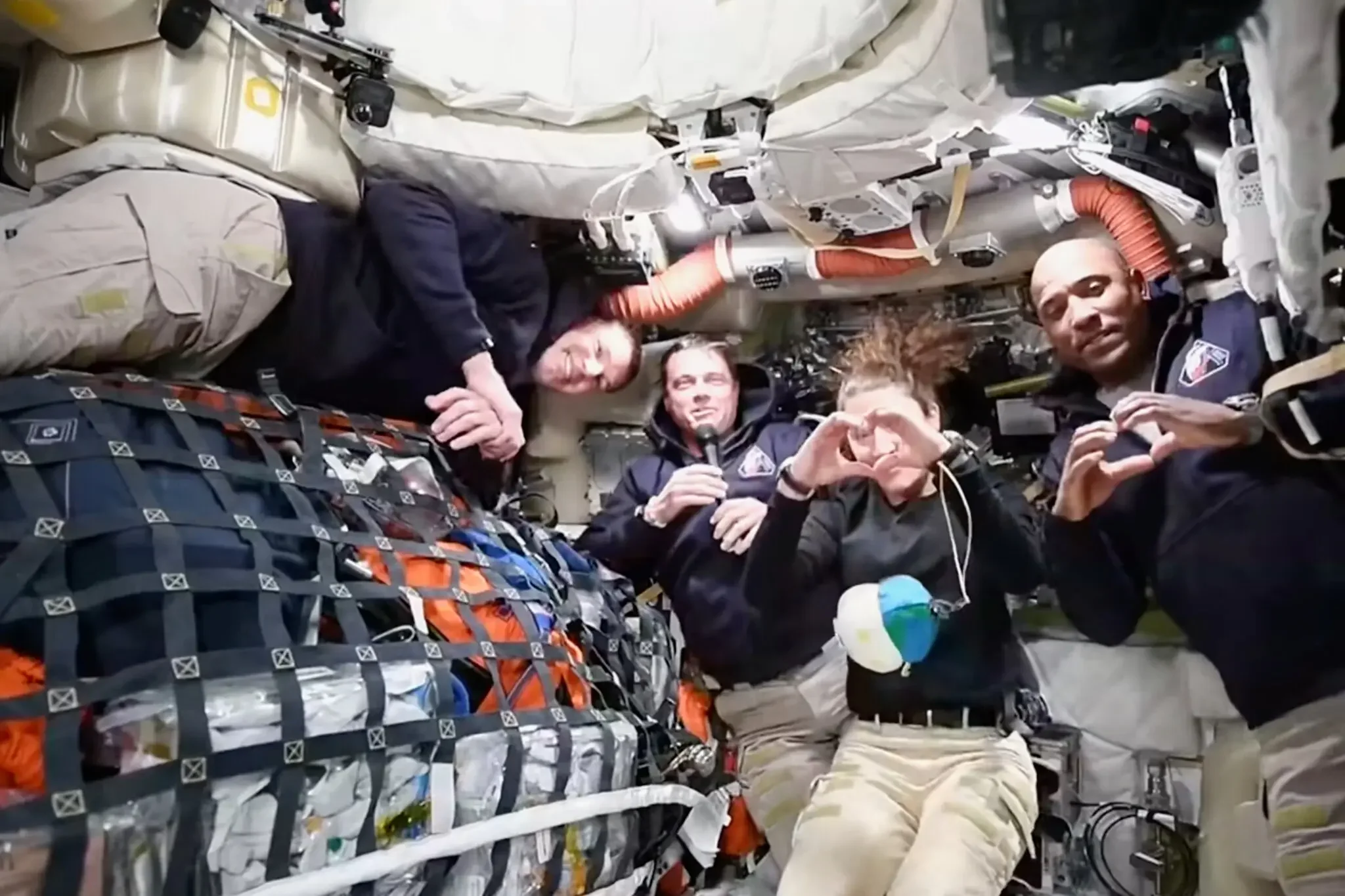 Artemis II Astronauts Fly Away From Earth Toward the Moon