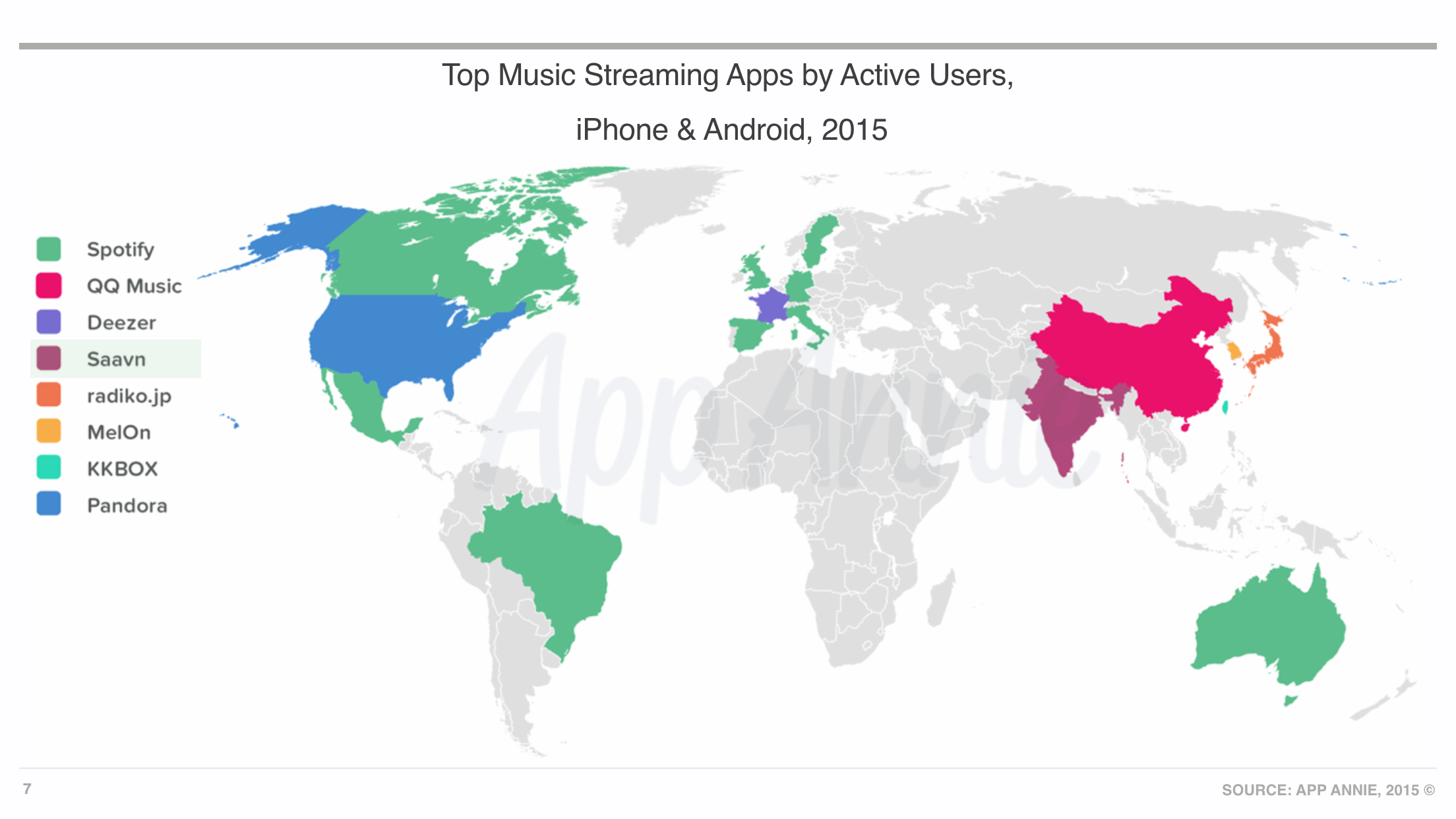 Global Streaming Map...Early Days, Big Data