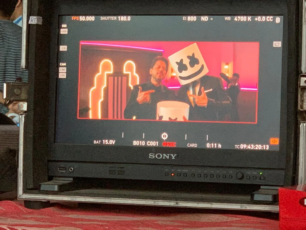 Mello x SRK on set for BIBA 2019