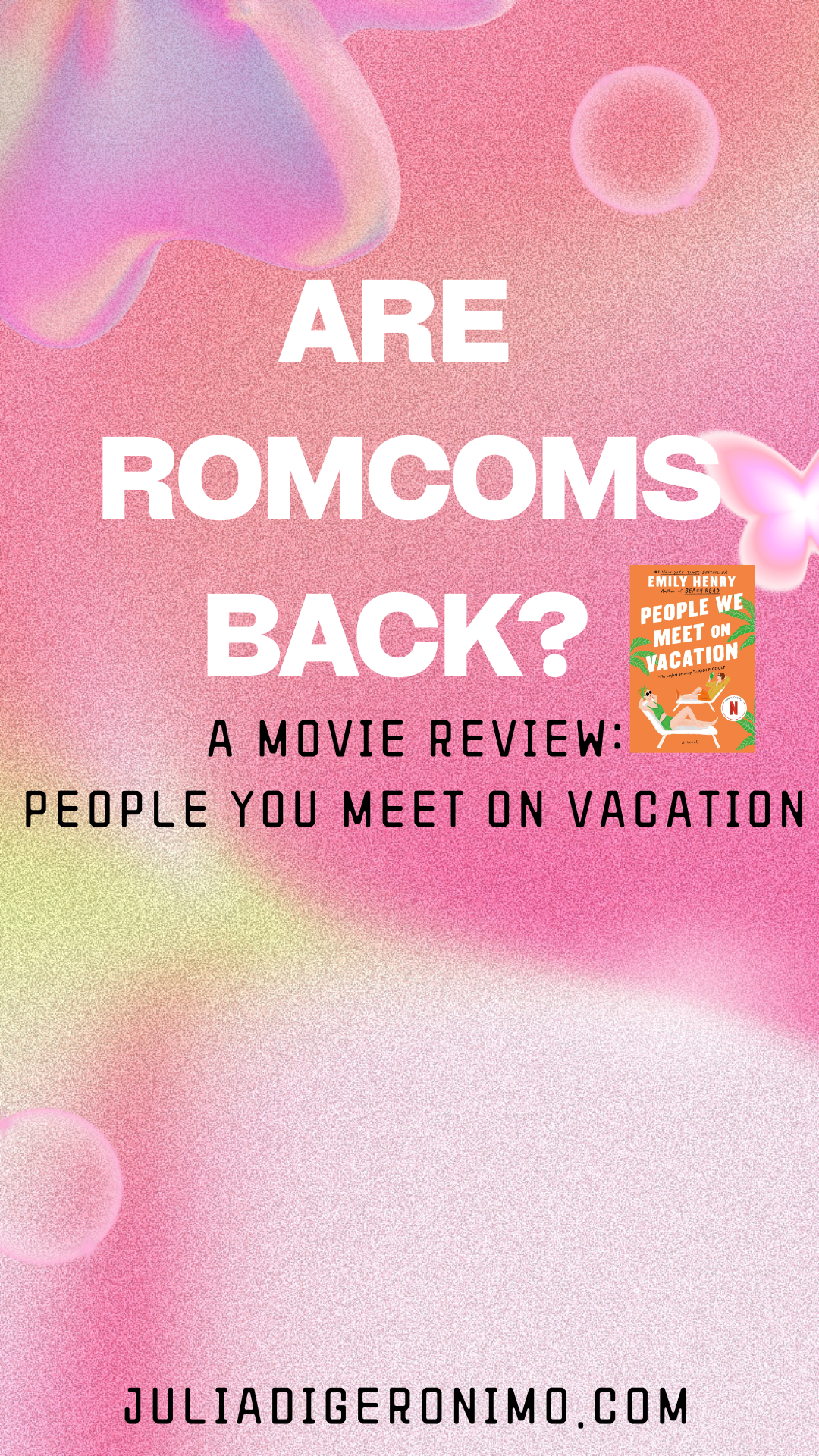 People You Meet on Vacation: Are Romcoms Back?