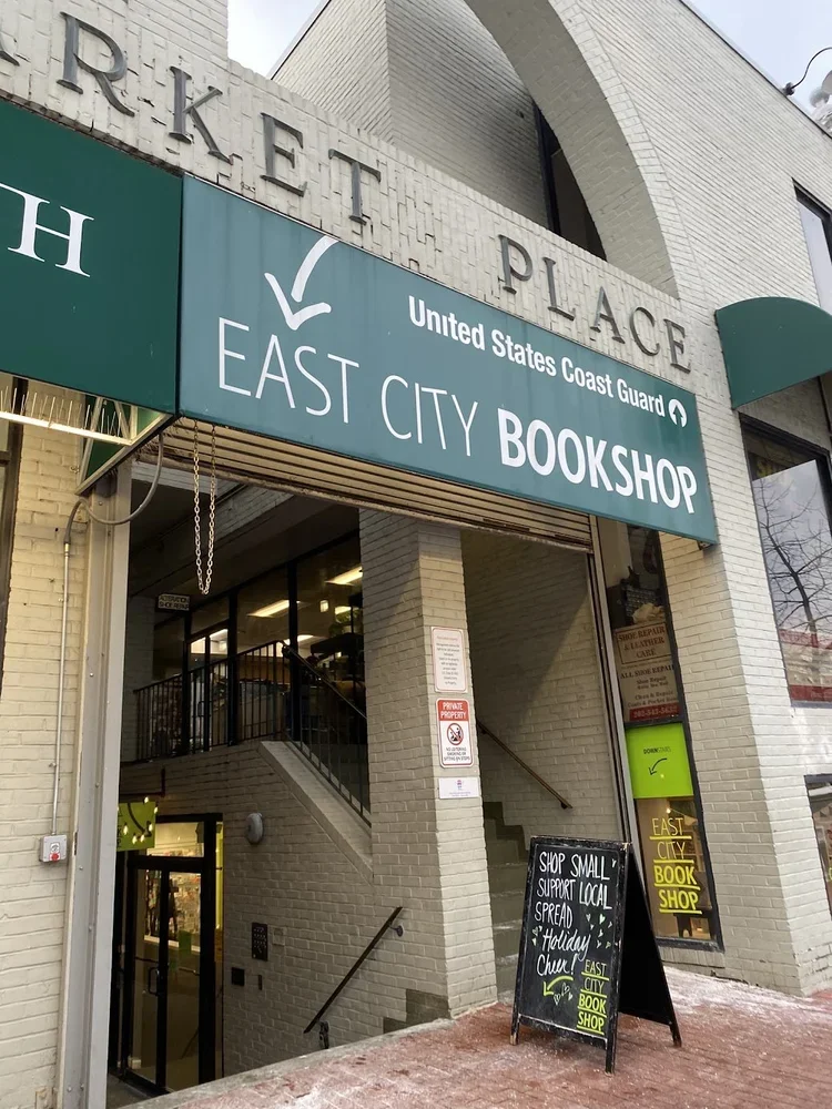 The facade of East City Bookshop