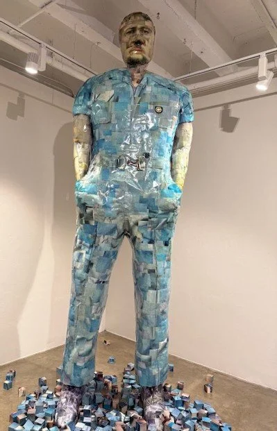  Srdjan Loncar,  Self-Portrait , 2002; Srdjan Loncar,  Self-Portrait (Blocks),   2004 &nbsp; 