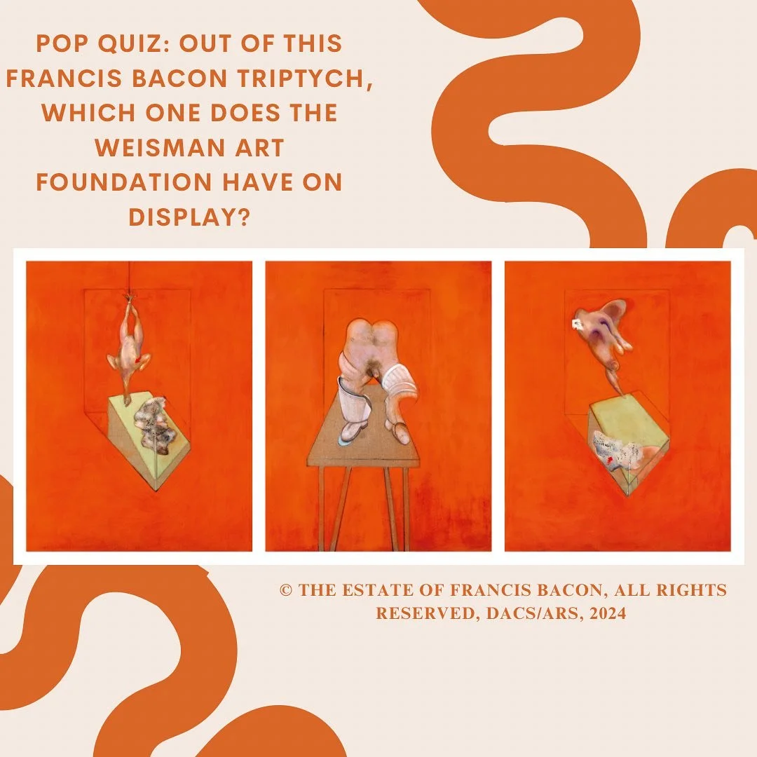 The answer is Number 3, also titled &ldquo;Study for the Eumenides.&rdquo;

Bacon, ever the enigmatic figure, frequently changed things about his paintings, including how they were sold. There are numerous instances of triptychs being split up and so