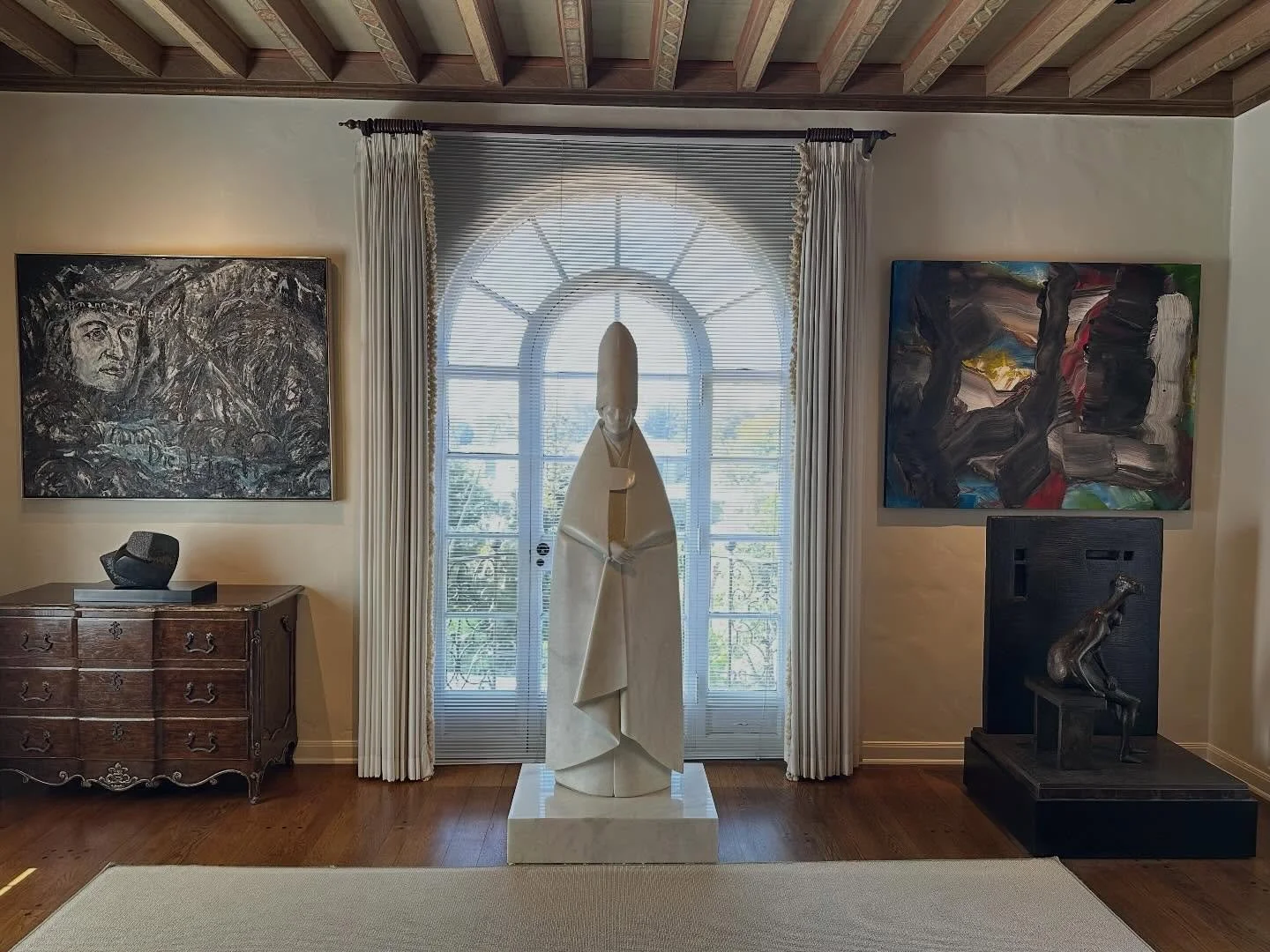 Rarely does the Board allow the Foundation to move an artwork from permanent display. Such is the case with Willem de Kooning&rsquo;s Dark Pond, 1948. With the loan of it to the Princeton University Art Museum, we have the rare opportunity to tempora