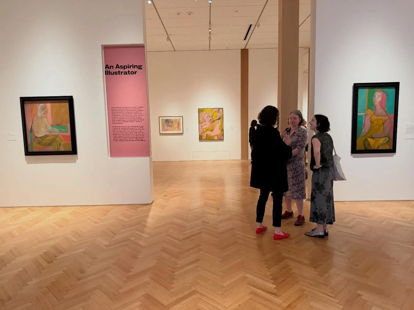 Another installation view from Willem de Kooning: Drawing at the Art Institute of Chicago.

Bringing together nearly 250 works spanning the early 1920s through the 1980s, this landmark exhibition highlights the vital role drawing played throughout Wi