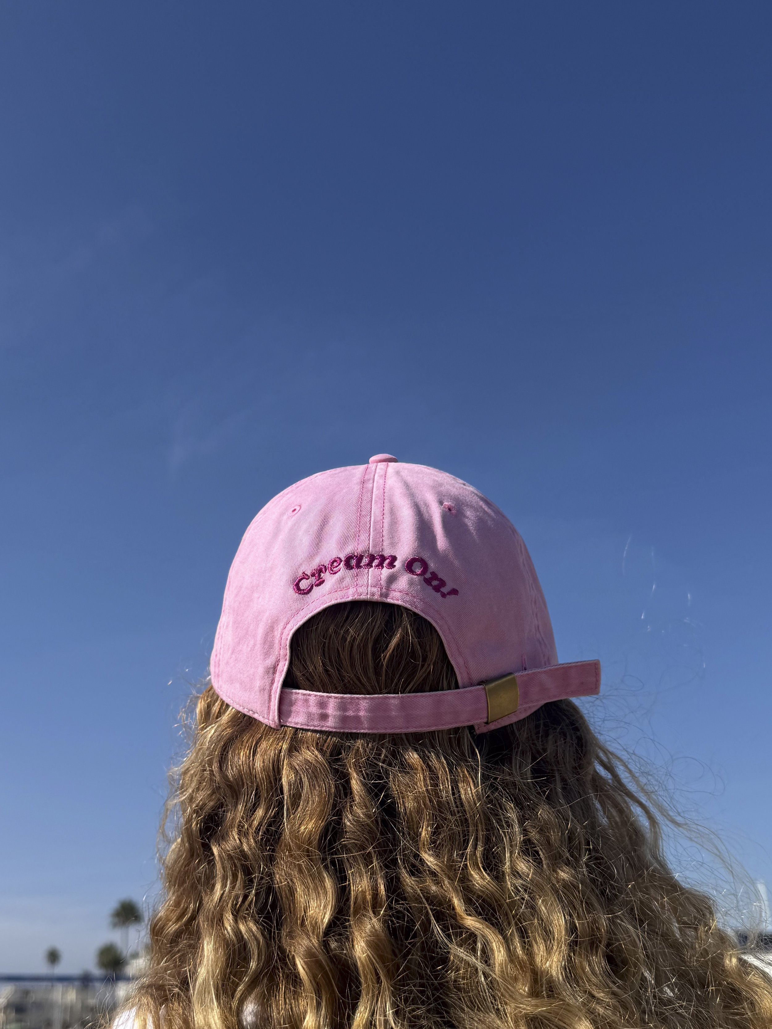 Creamy Boys Pink Cream On Ice Cream Hat Cap412.jpg