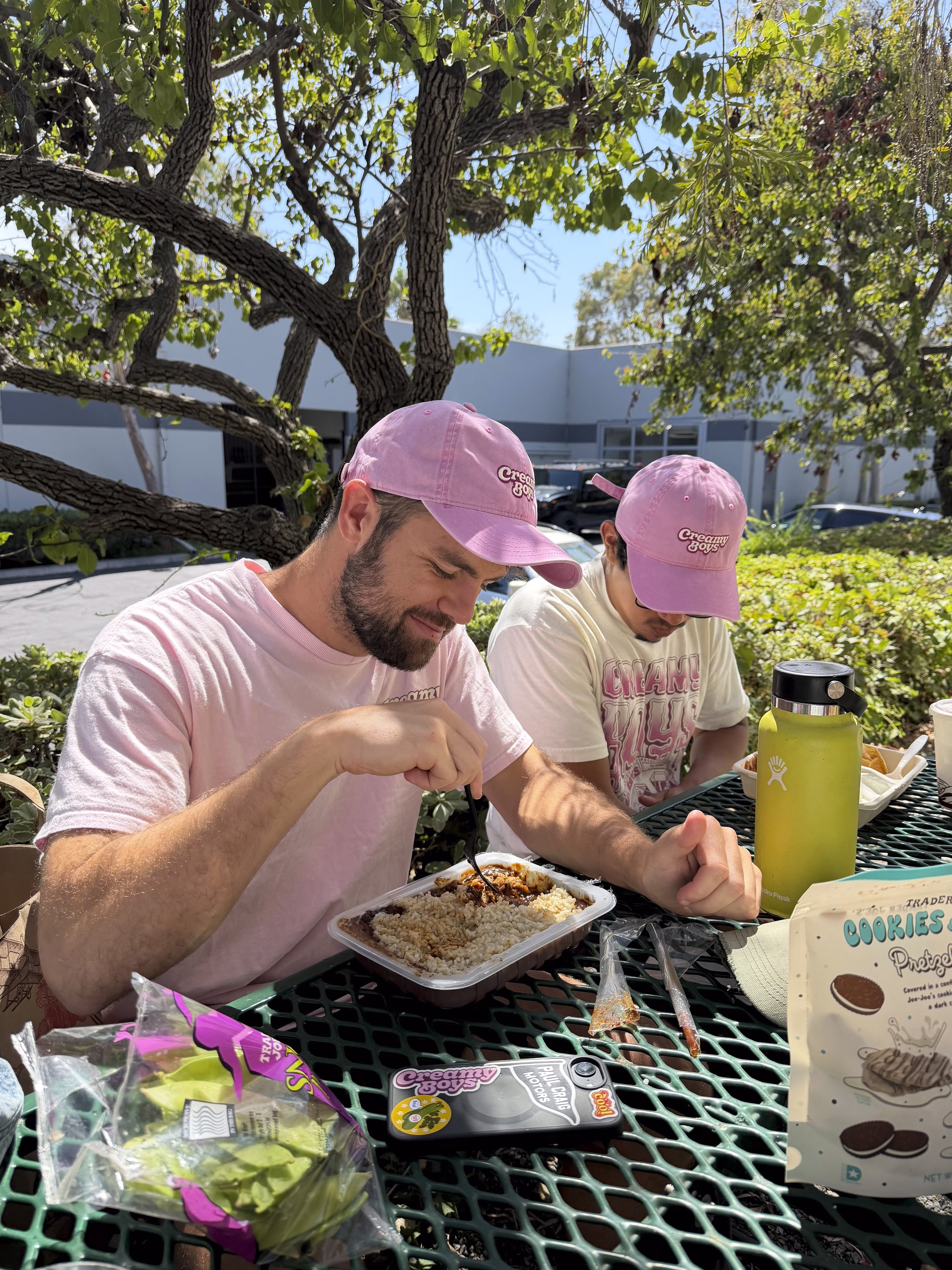 Creamy Boys Pink Cream On Ice Cream Hat Cap481.jpg