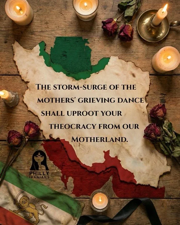 For these families, refusing to mourn in the traditional way is a conscious, powerful choice. ✊🏽🖤
They refuse to give the regime the satisfaction of seeing them broken&mdash;our tears will not be a victory for the oppressor.

Many are postponing th
