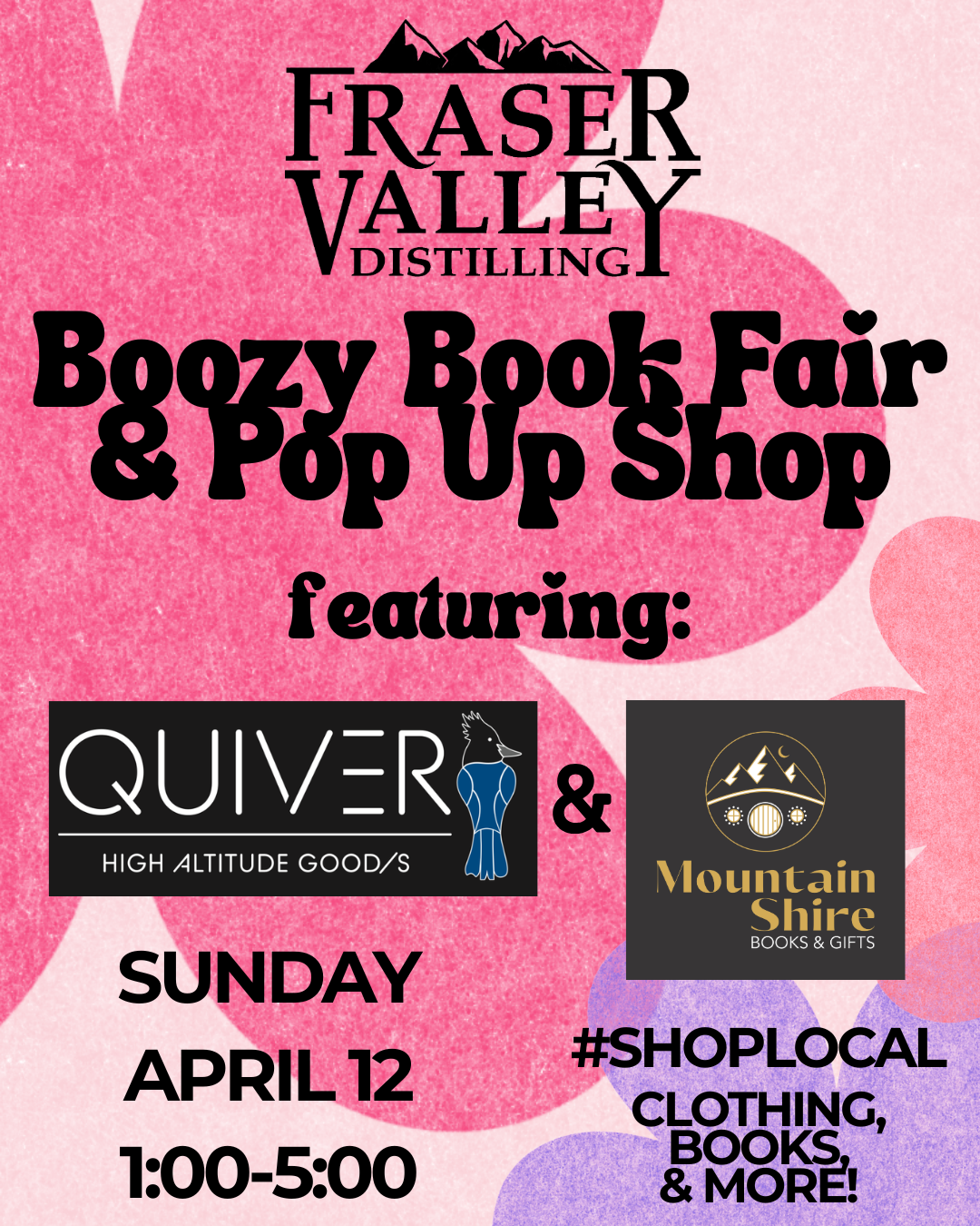 Boozy Book Fair & Pop Up Shop