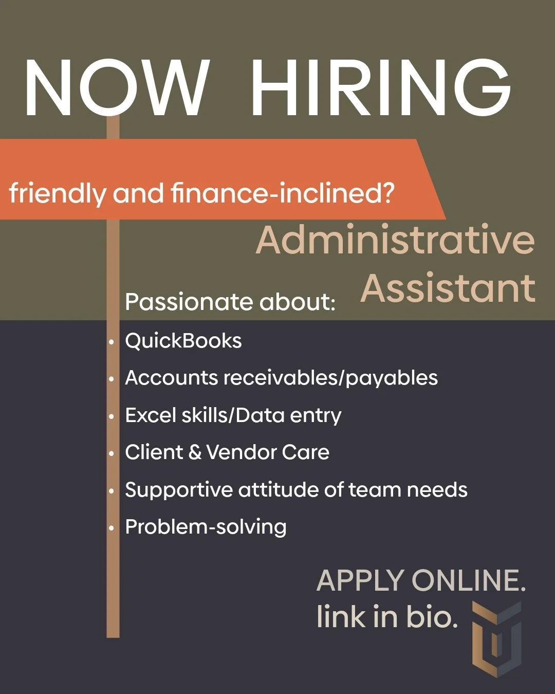 Hiring! Link in bio.