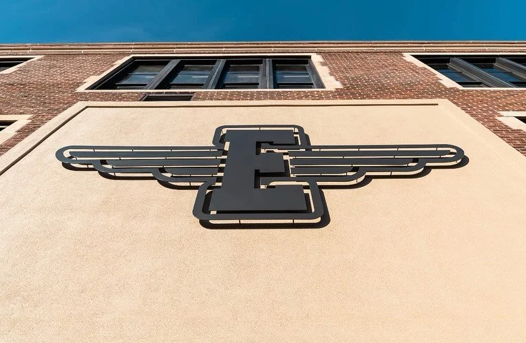 Did a little signage for the oldest and biggest highschool in Kansas! Started in 1873, and moved into its current building in 1923, @easthighaces has a student population of over 2,300 students. Go Blue Aces! @wichitausd259