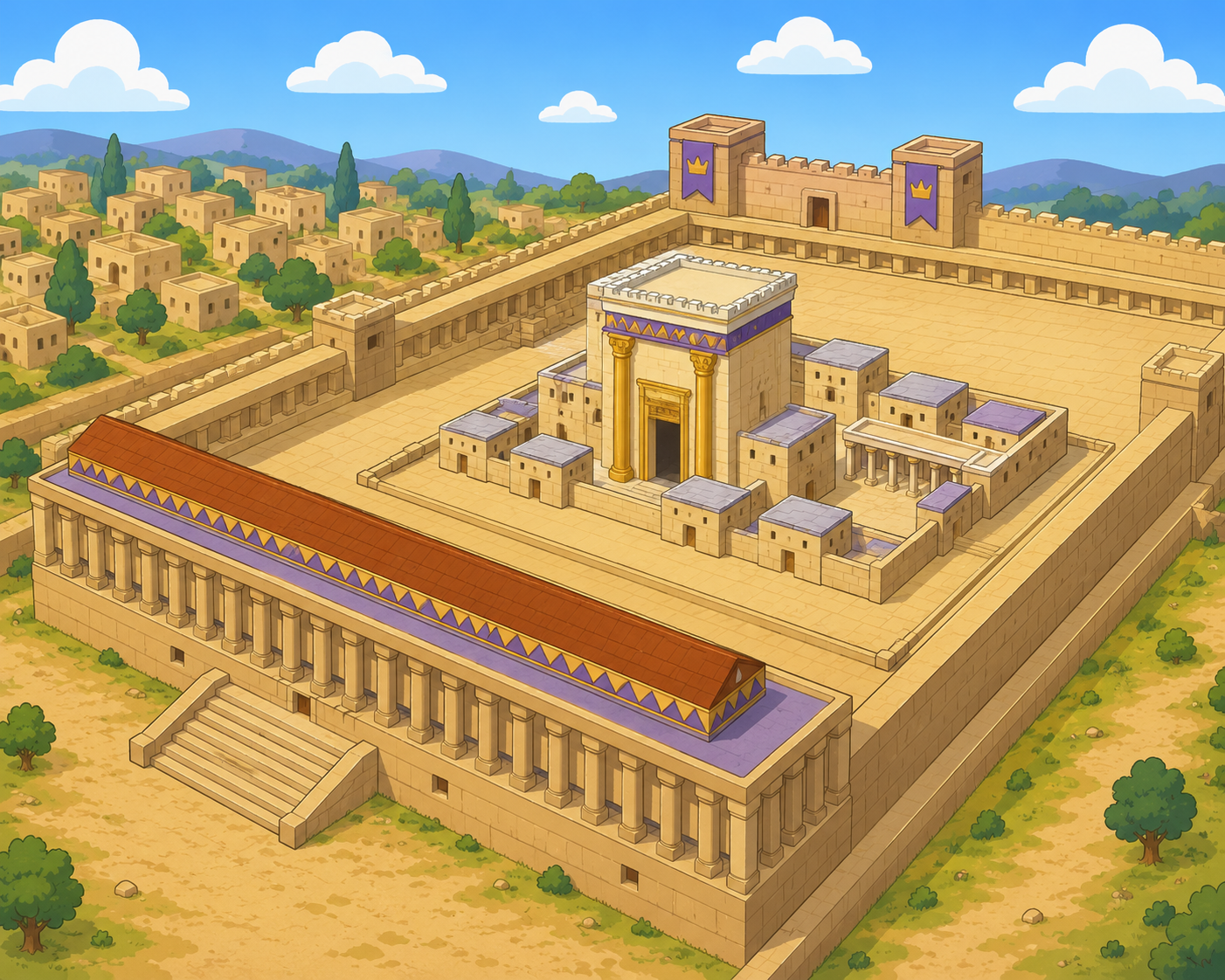 1 Kings 8:10–30. Temple and Solomon