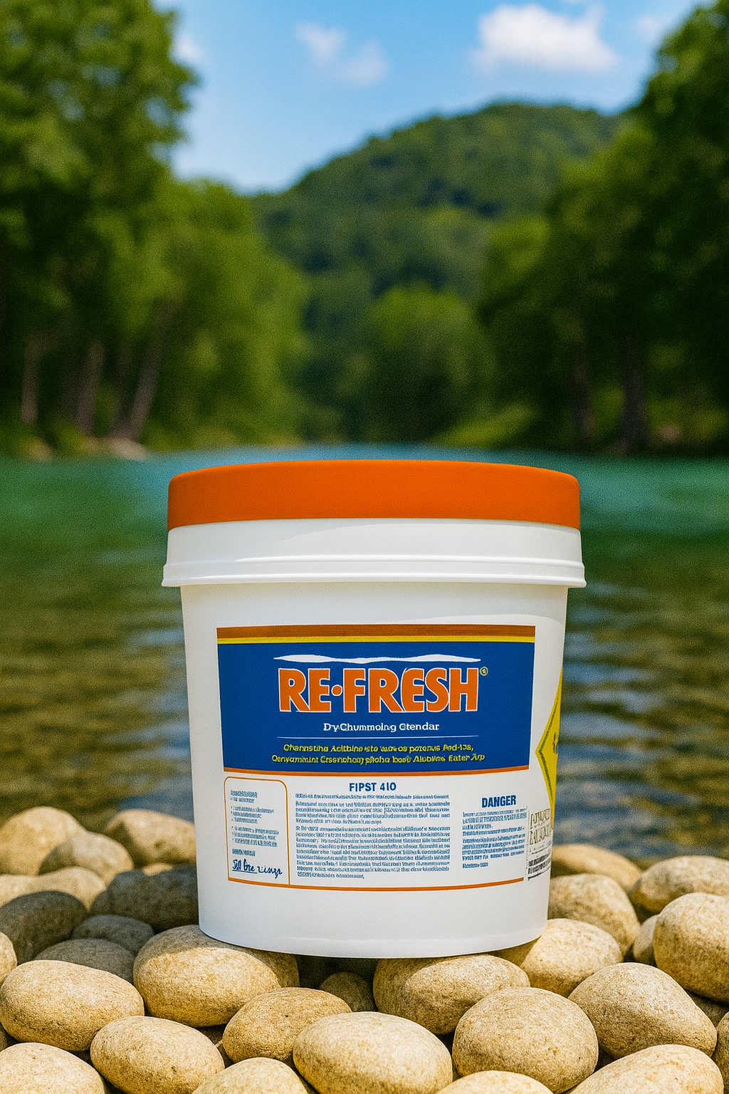 Refresh Calcium Hypochlorite Granular – 25 lb Pail (68%)