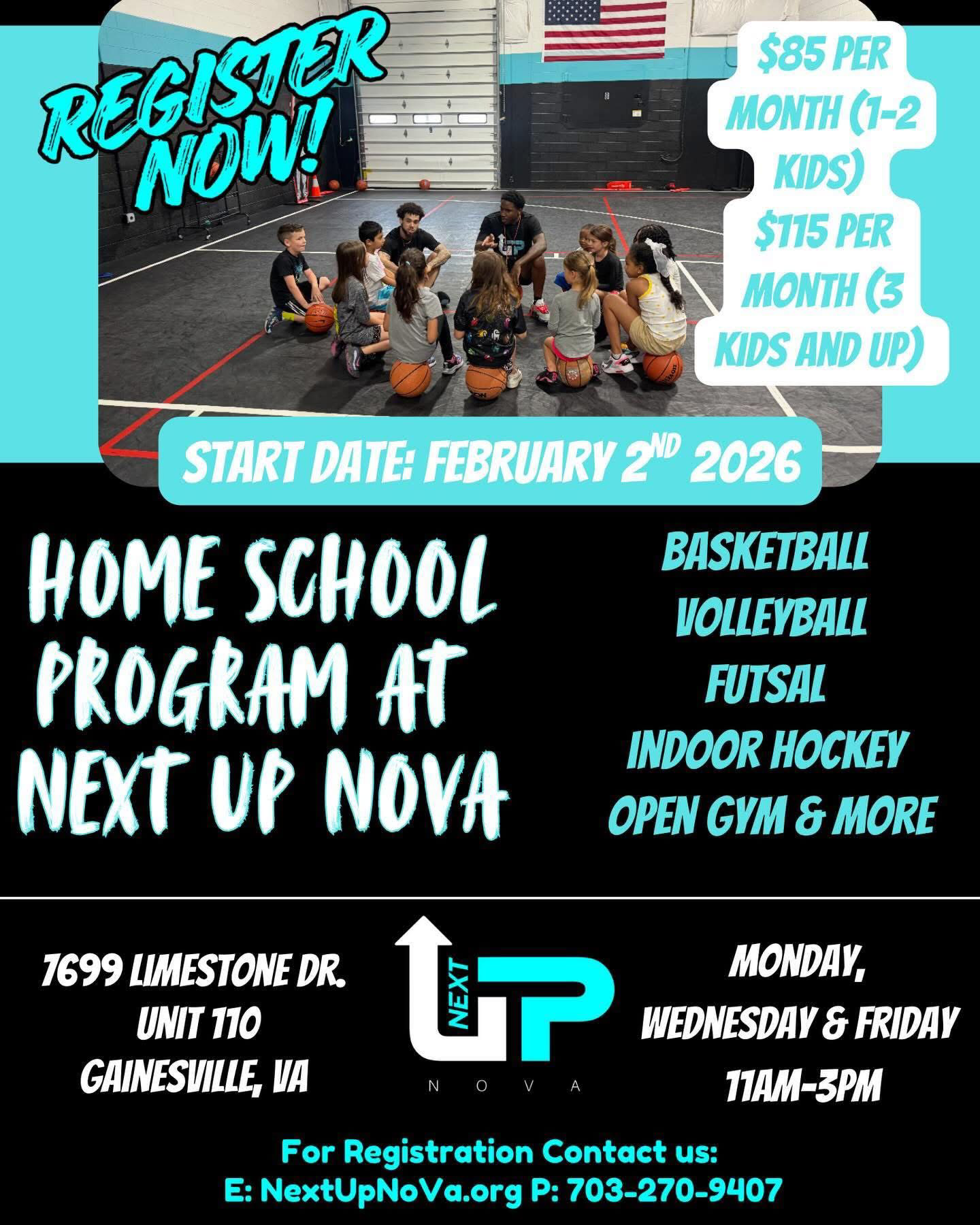 Next Up Nova Homeschool Program