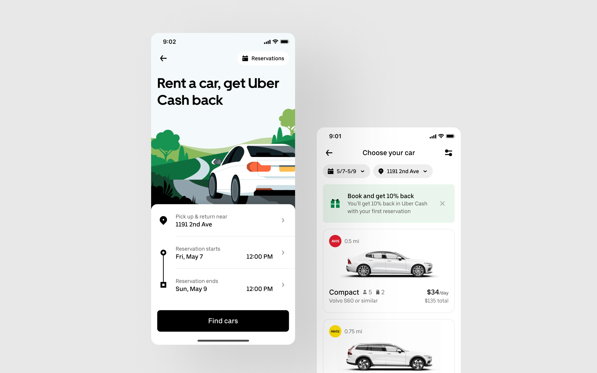 Uber Rent