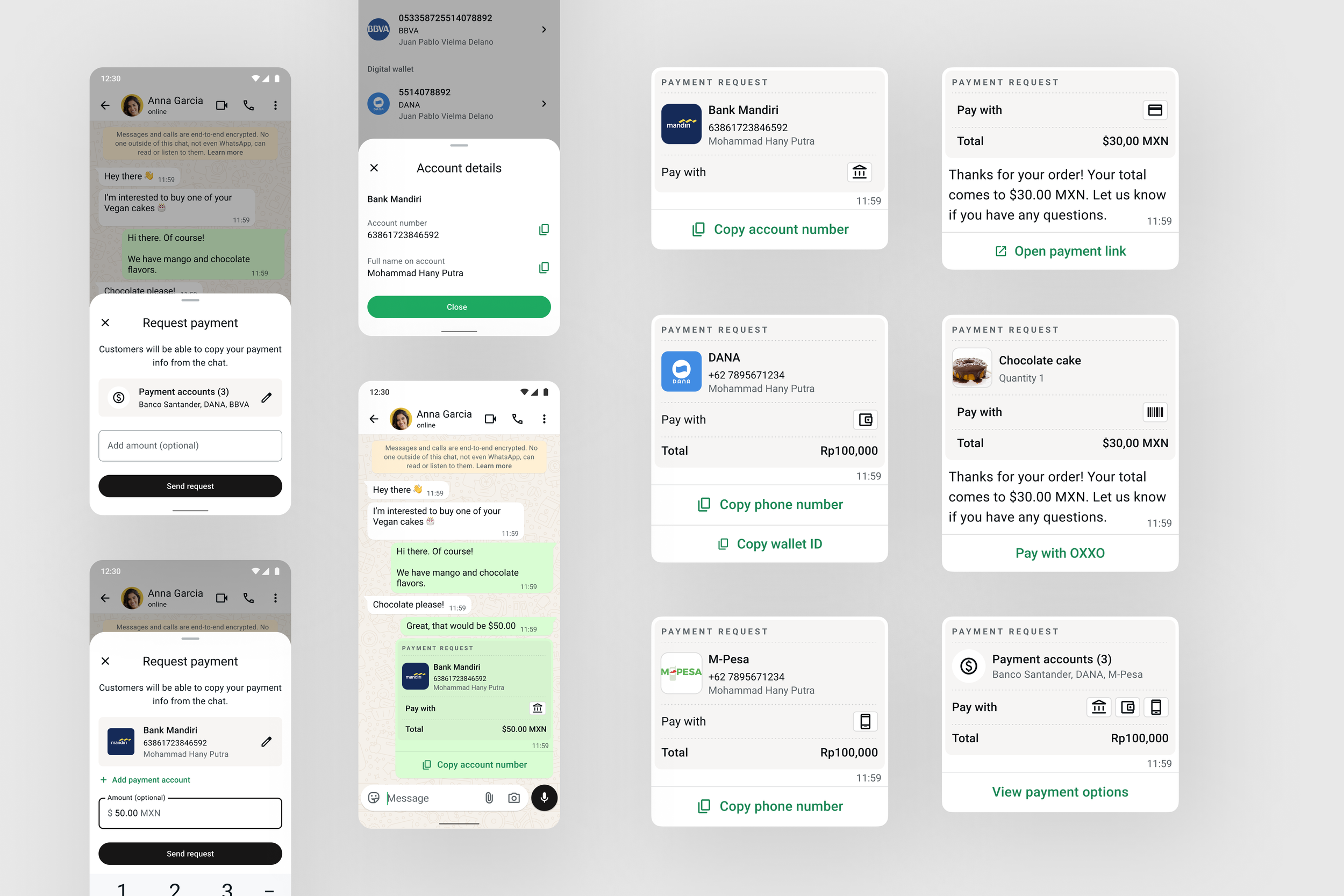 WhatsApp Universal Payment Request