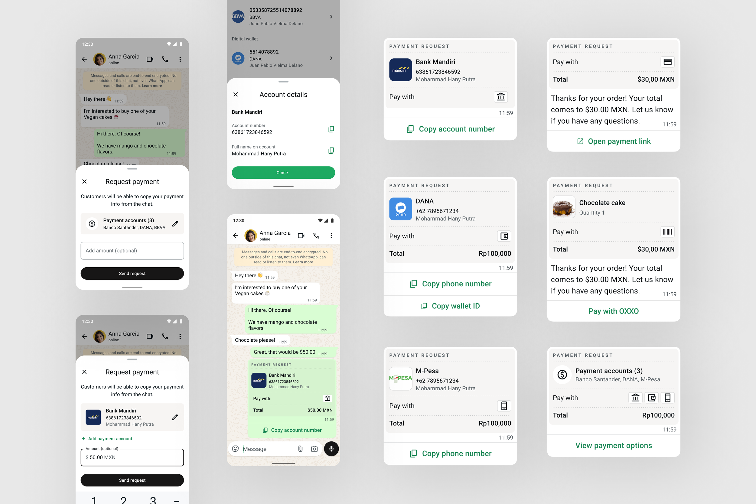 WhatsApp Universal Payment Request