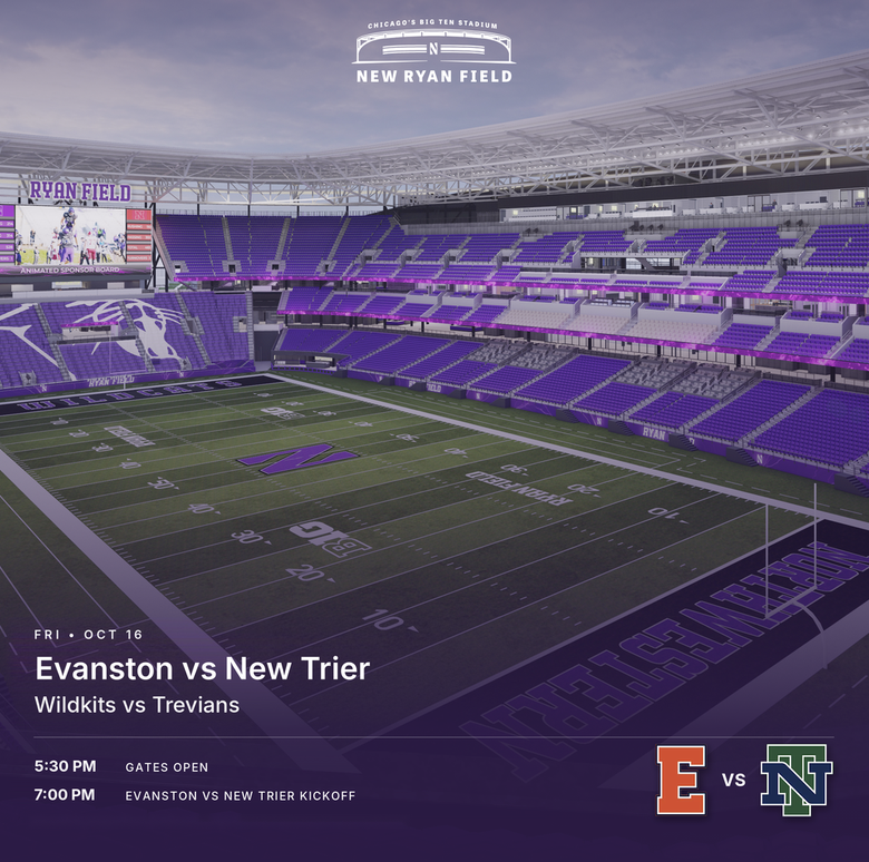 ETHS vs New Trier at Ryan Field