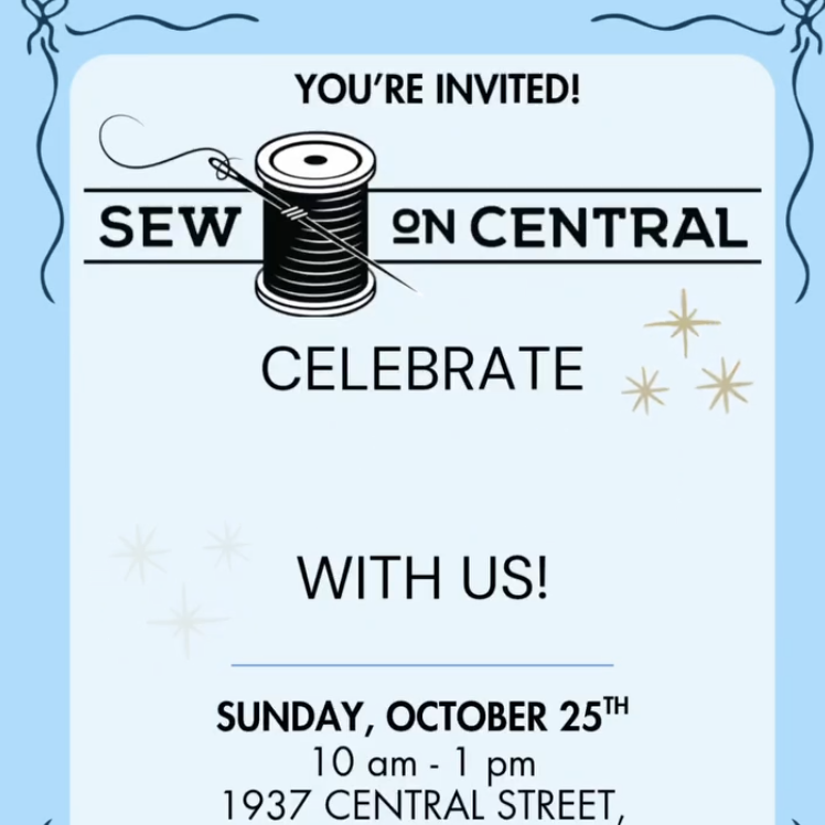 Sew on Central 9th Anniversary Party!