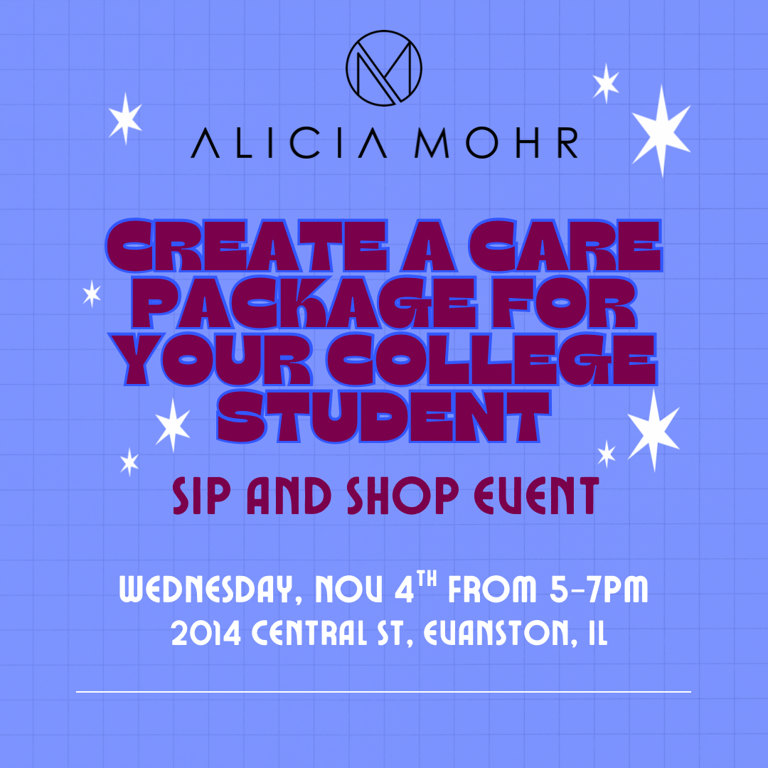 College Student Care Package Sip &amp; Shop at Alicia Mohr