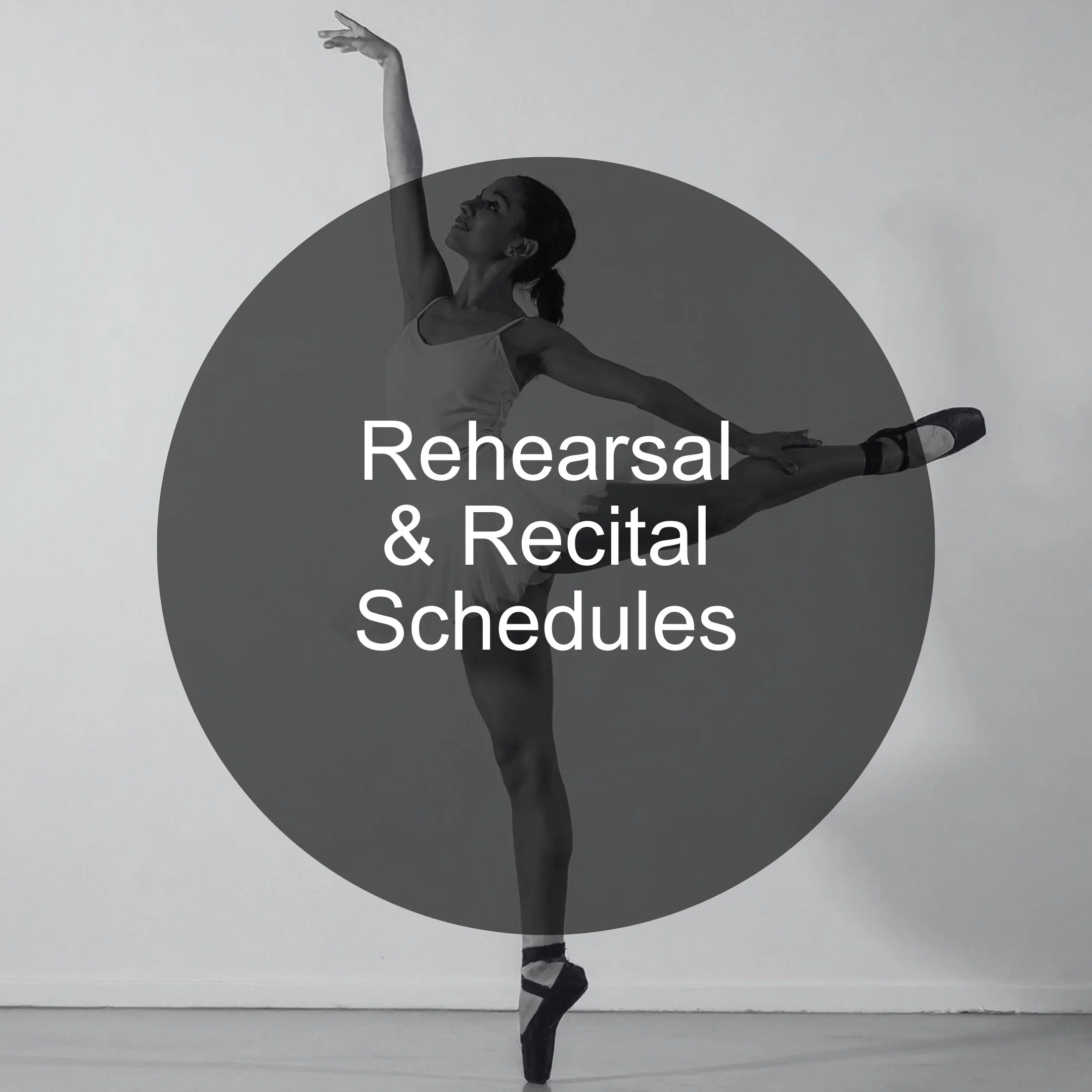 Dress Rehearsal &amp; Recital Dates