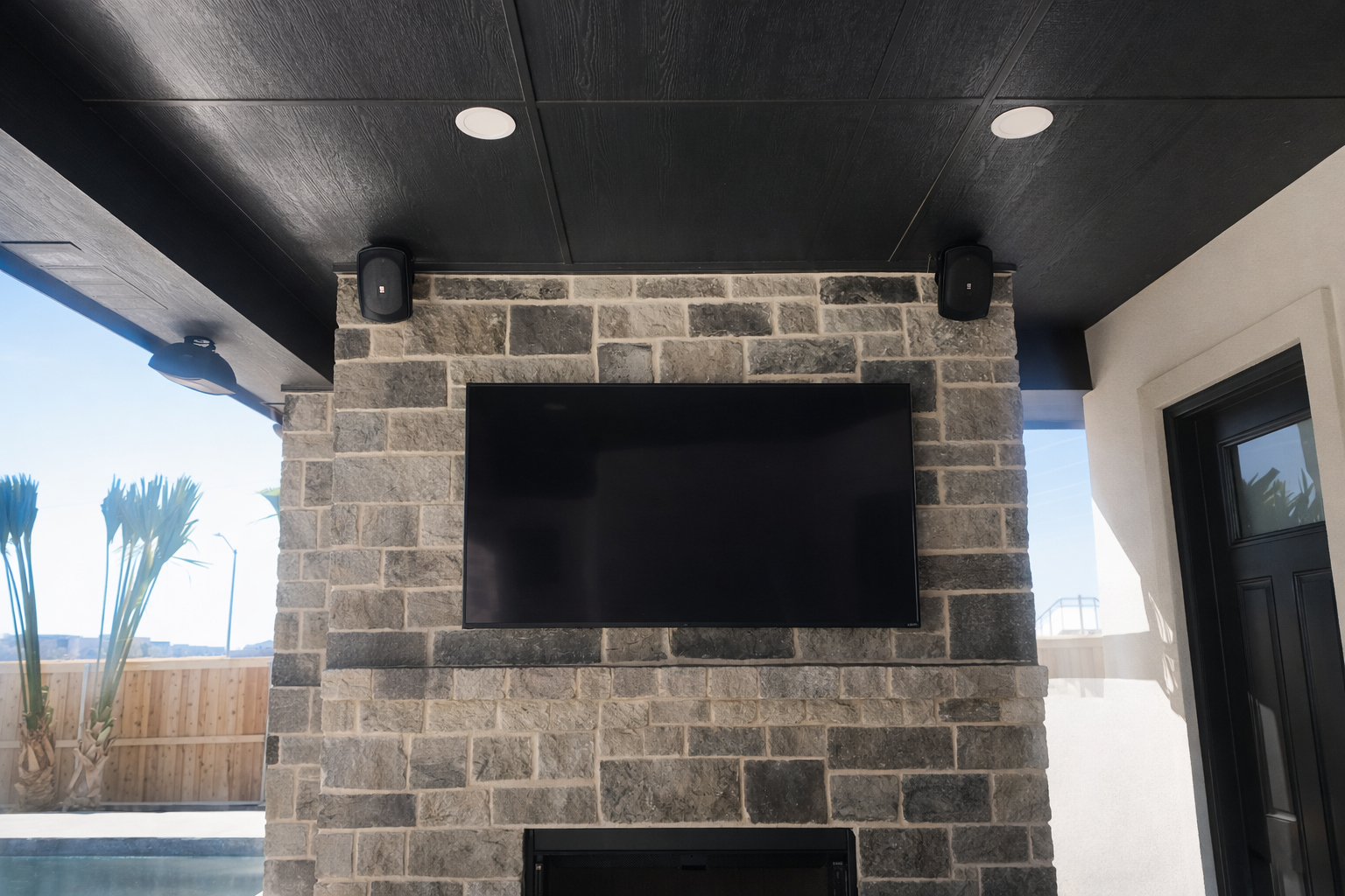 Exterior TV Mounting