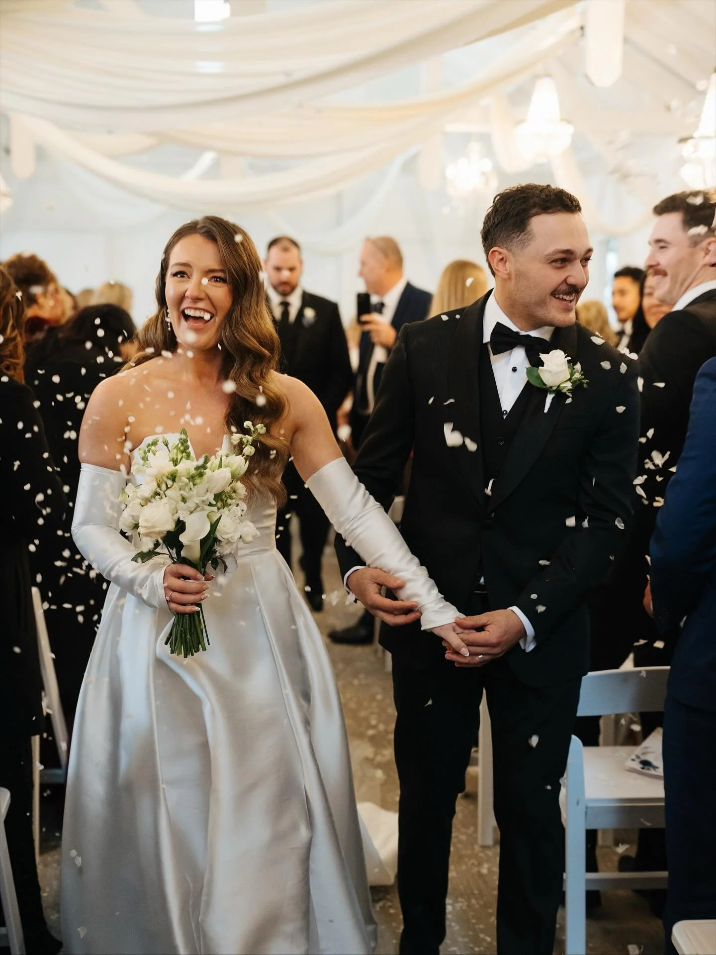 Moments from Sam and Anthony&rsquo;s ceremony 🤍