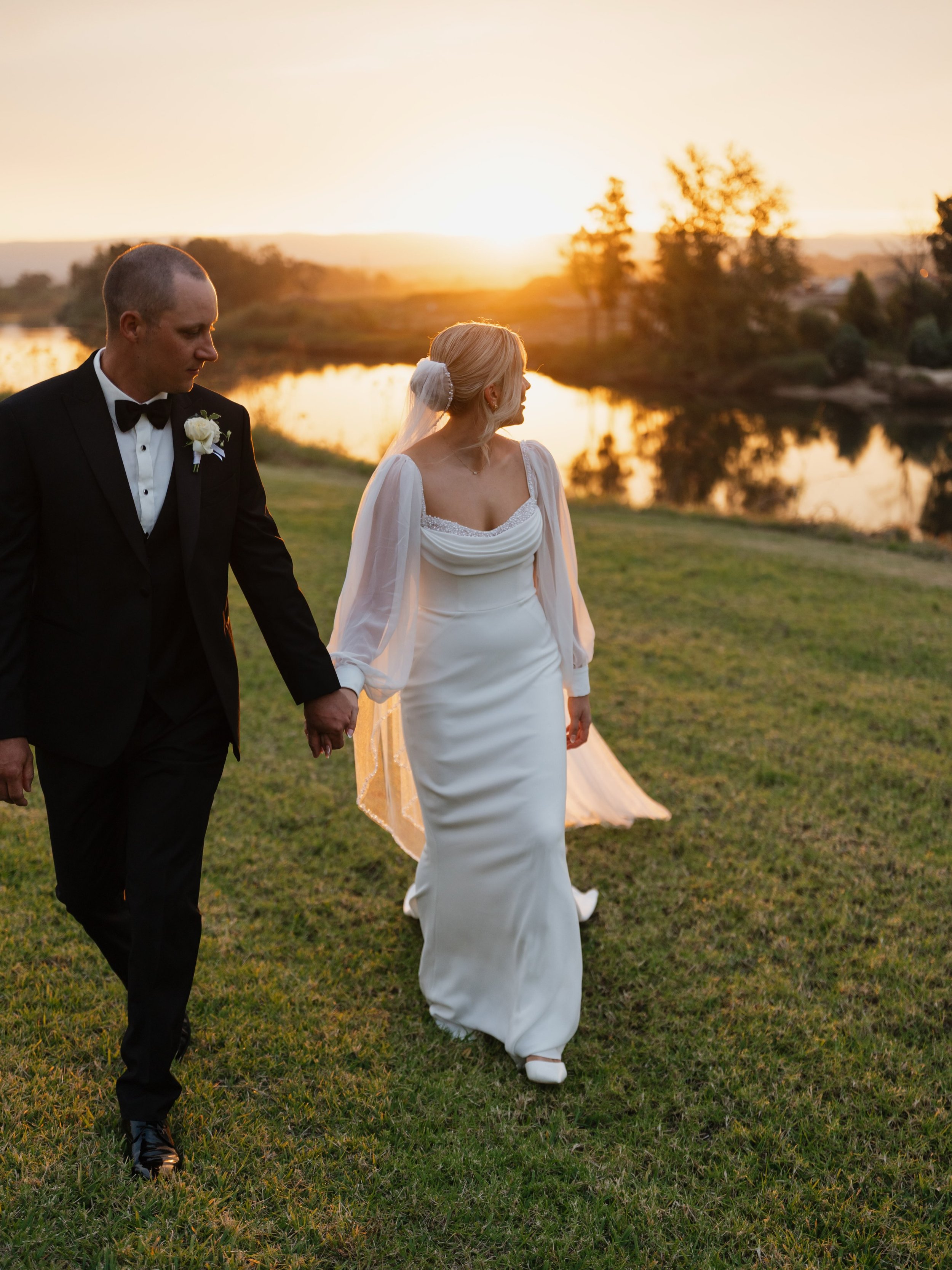 Private vows at sunset, we&rsquo;re in 🥹✨