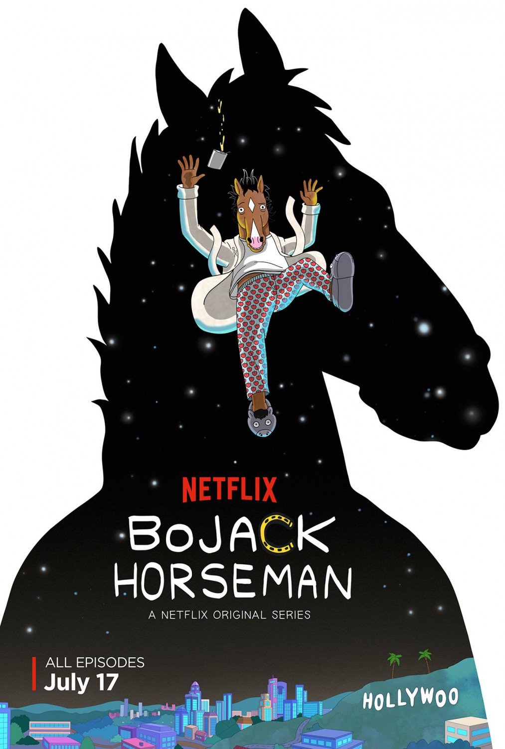 BOJACK S4 DESIGNED FOR COLD OPEN. ILLUSTRATION BY JESSE VITAL.