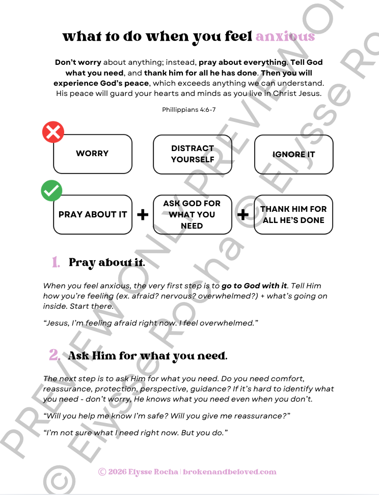 What to do with anxious feelings (Phillippians 4:6-7)